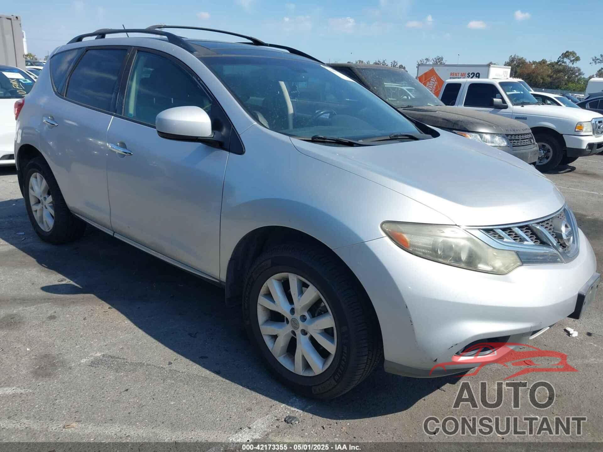NISSAN MURANO 2011 - JN8AZ1MU3BW068665