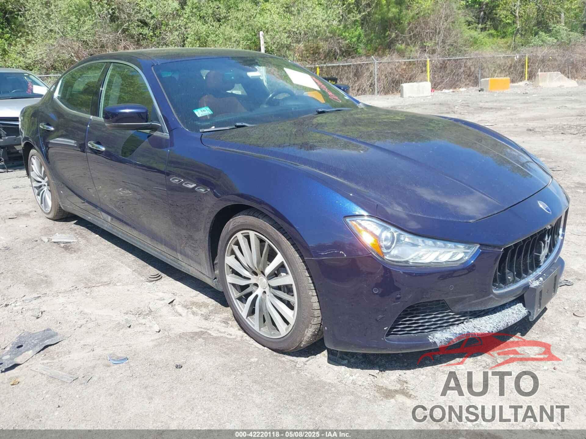 MASERATI GHIBLI 2015 - ZAM57RTA6F1142071