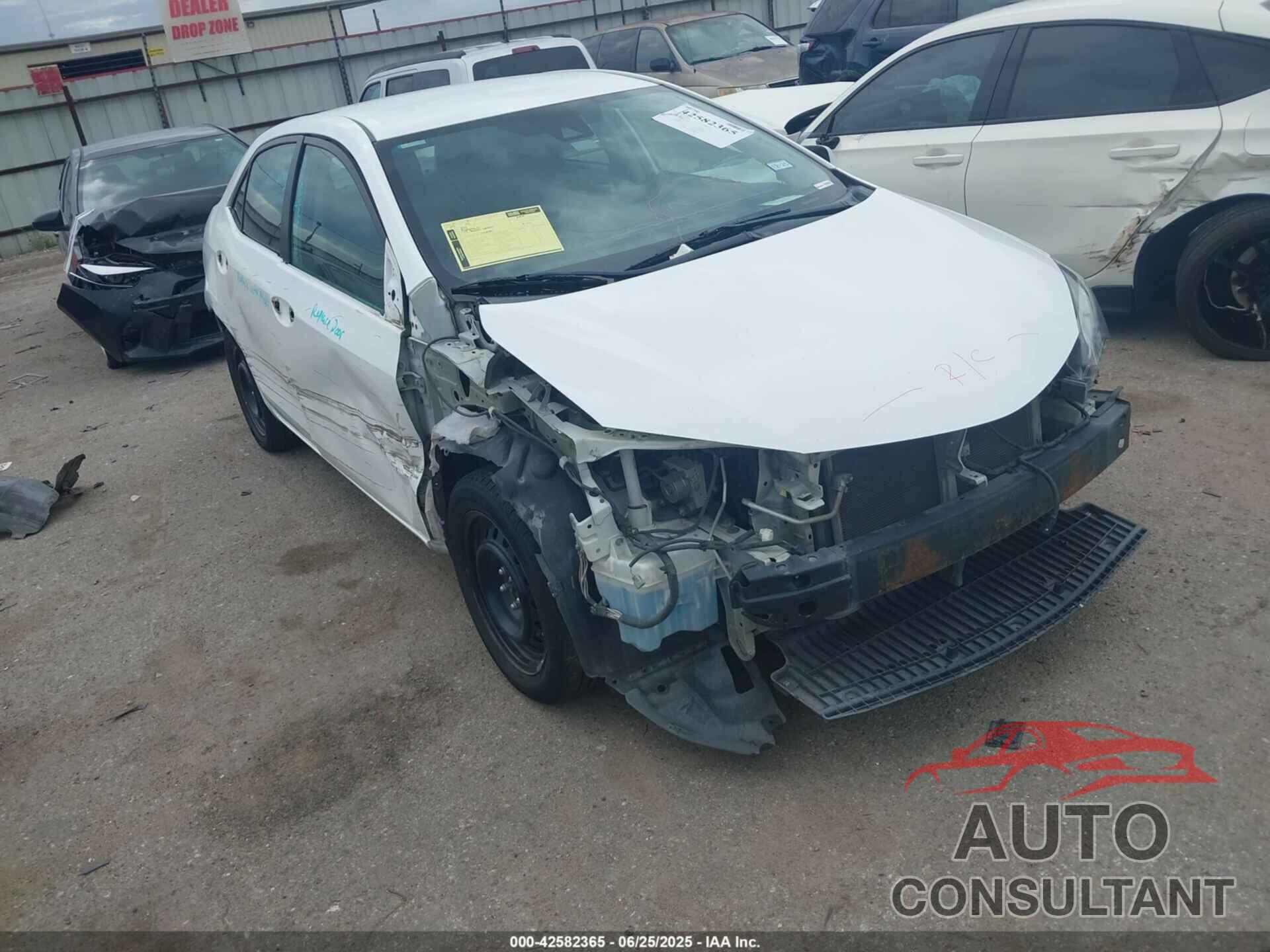 TOYOTA COROLLA 2017 - 5YFBURHE4HP642711