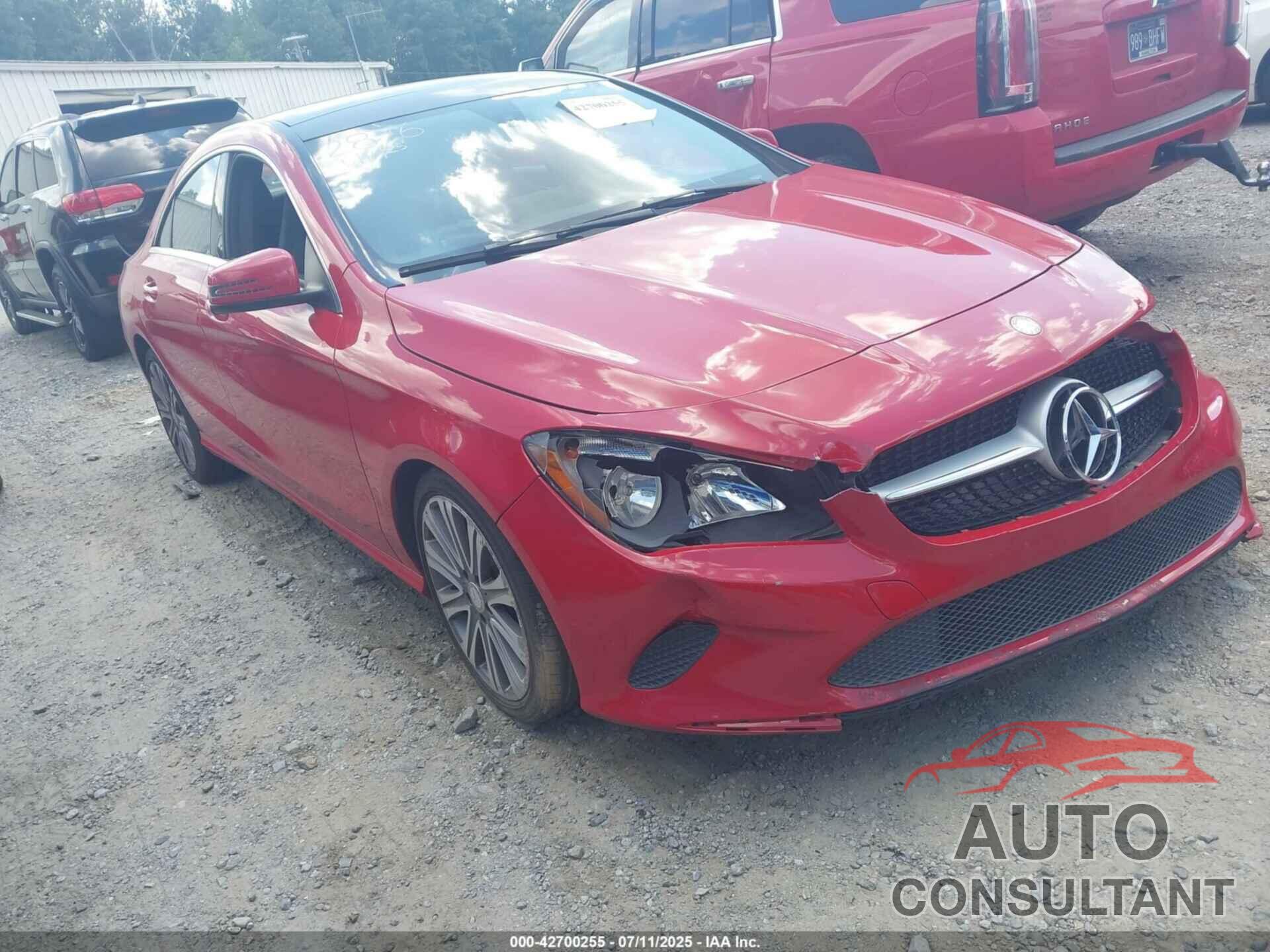 MERCEDES-BENZ CLA 250 2018 - WDDSJ4GB0JN502876