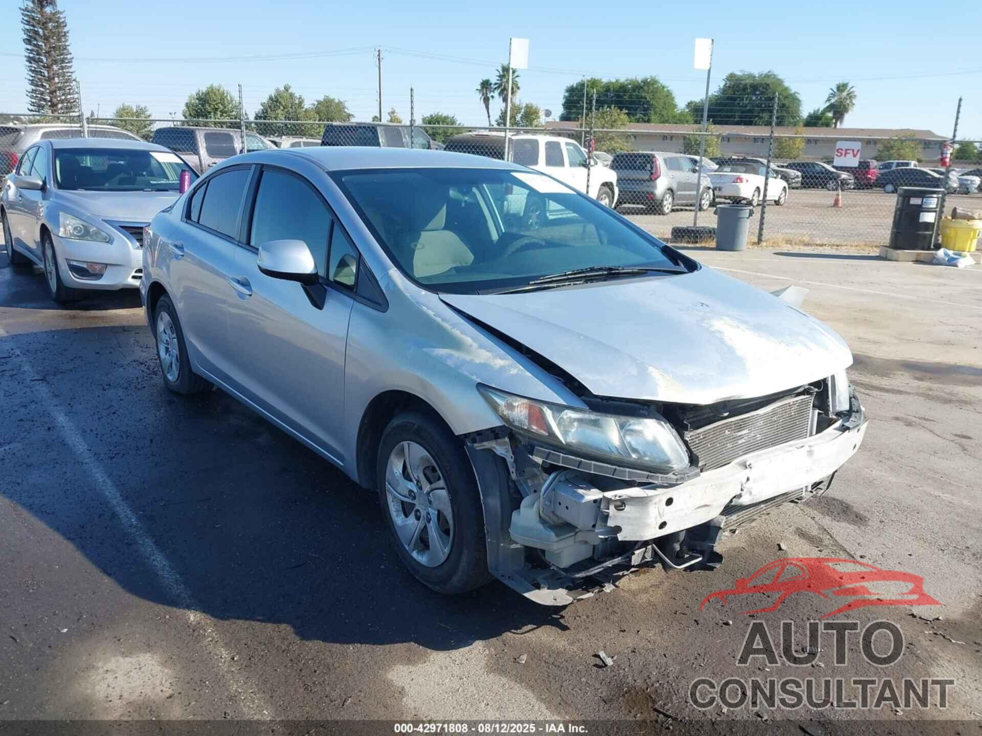 HONDA CIVIC 2013 - 19XFB2F56DE020494