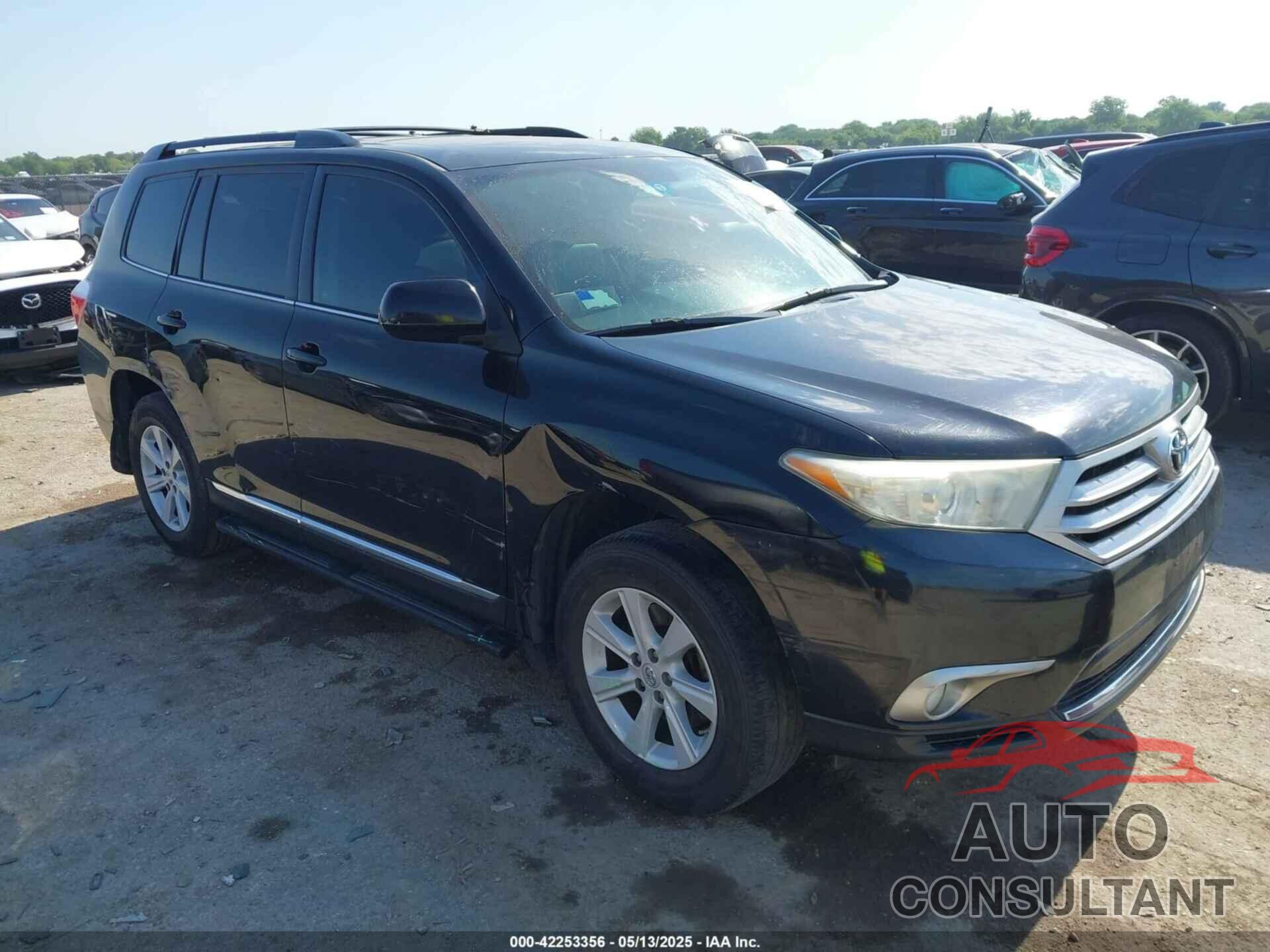 TOYOTA HIGHLANDER 2013 - 5TDZK3EH6DS127114
