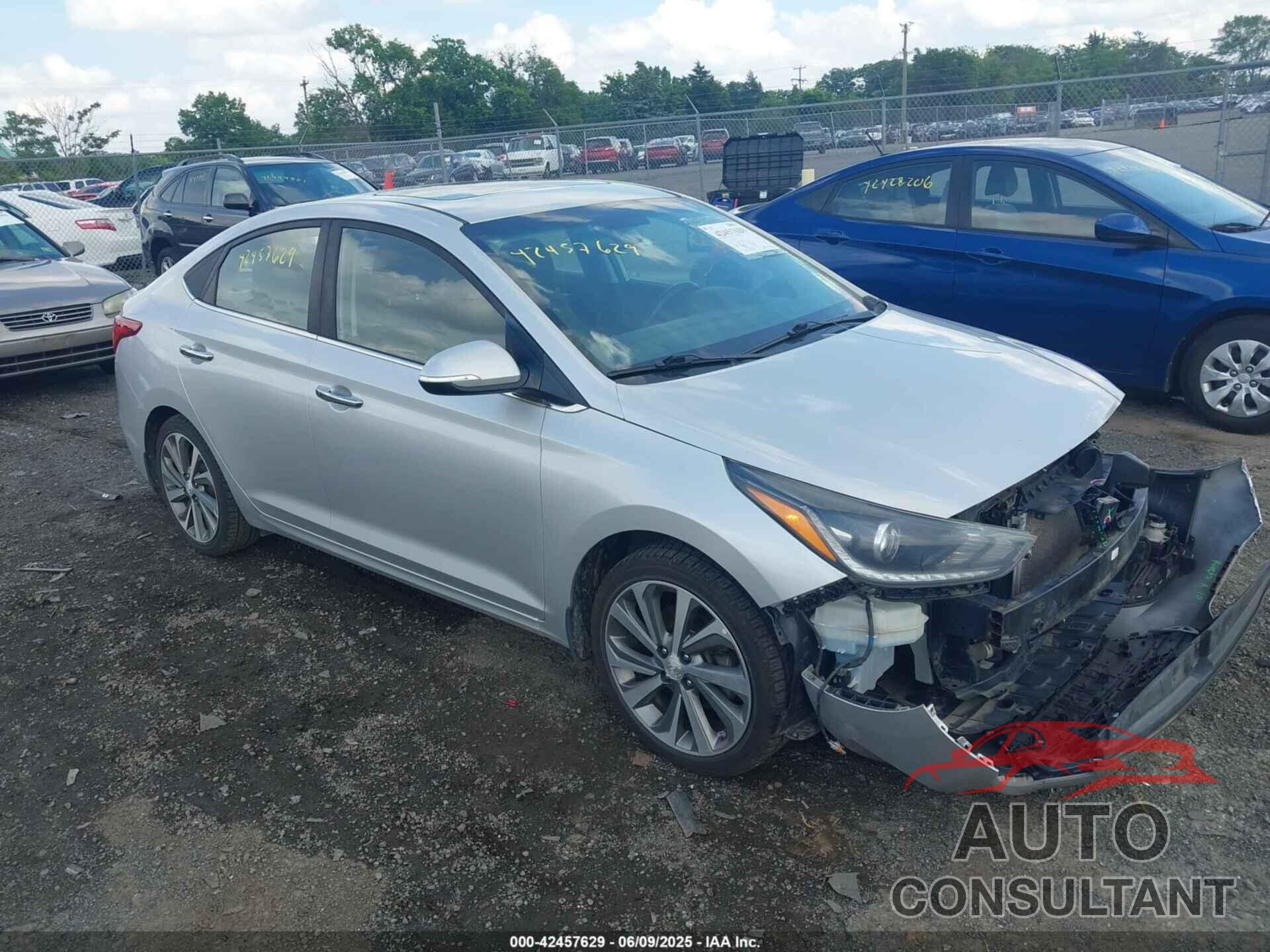 HYUNDAI ACCENT 2018 - 3KPC34A38JE030697