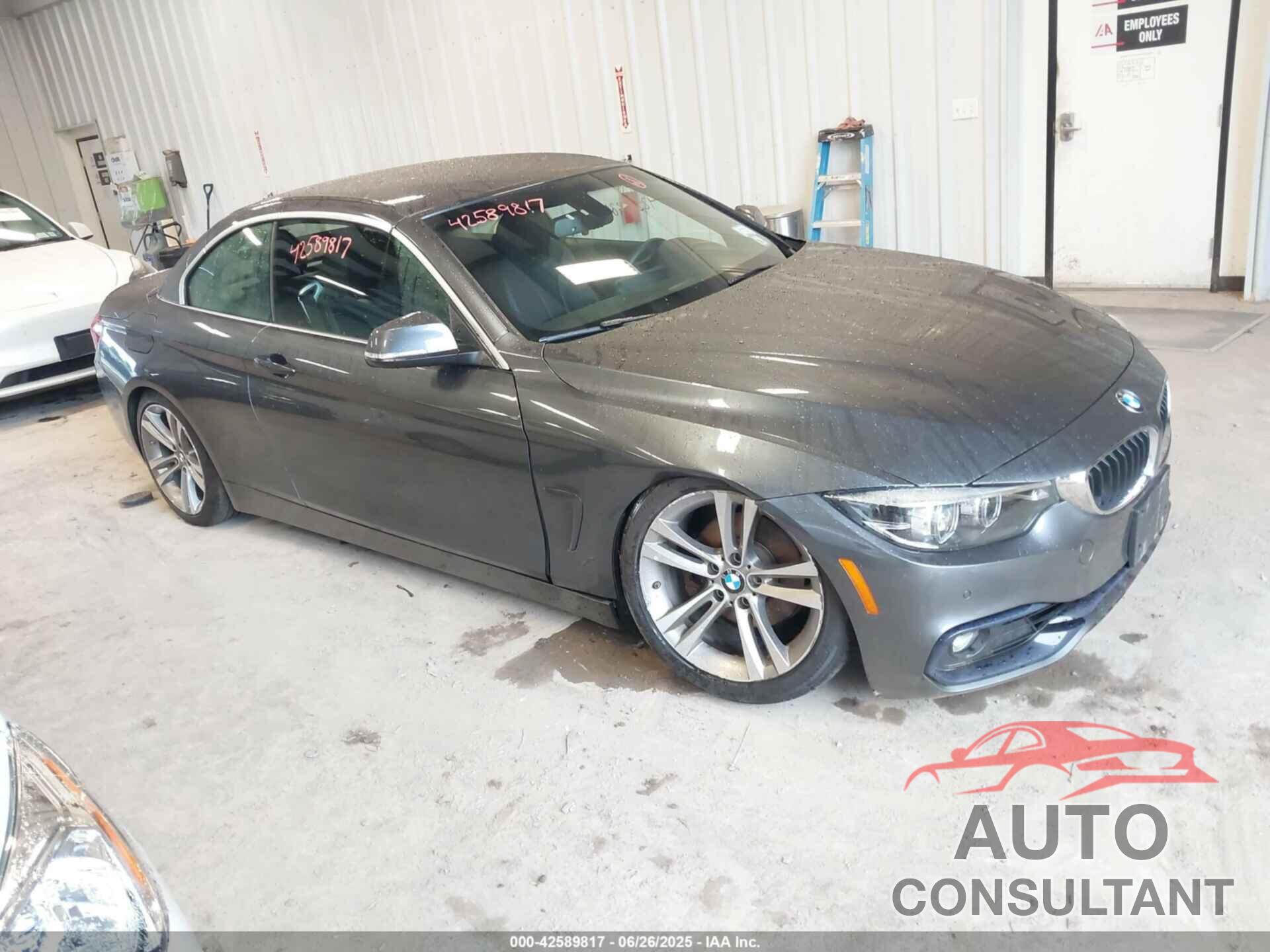 BMW 430I 2019 - WBA4Z3C52KEF32159