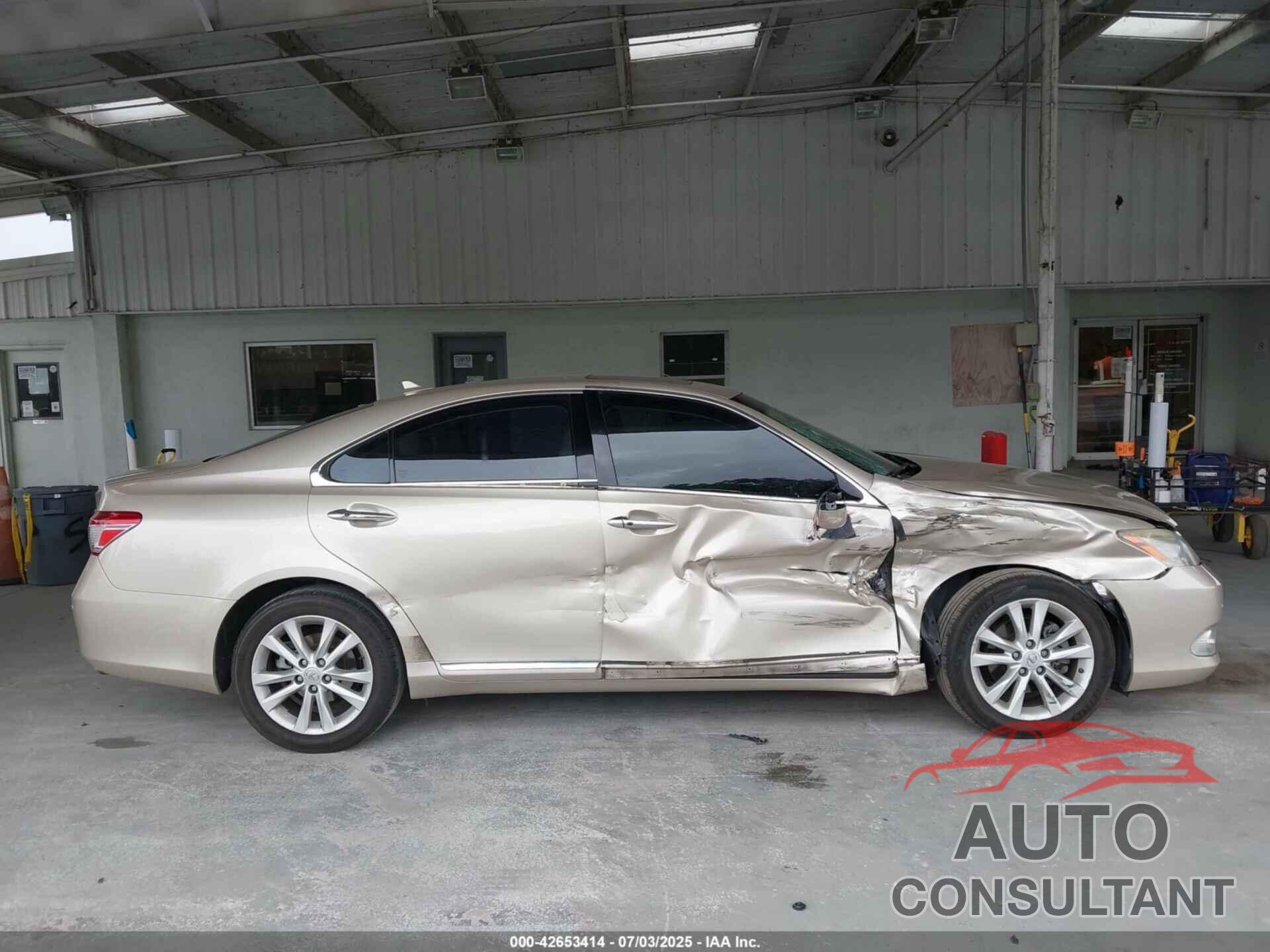 LEXUS ES 350 2011 - JTHBK1EG9B2457636