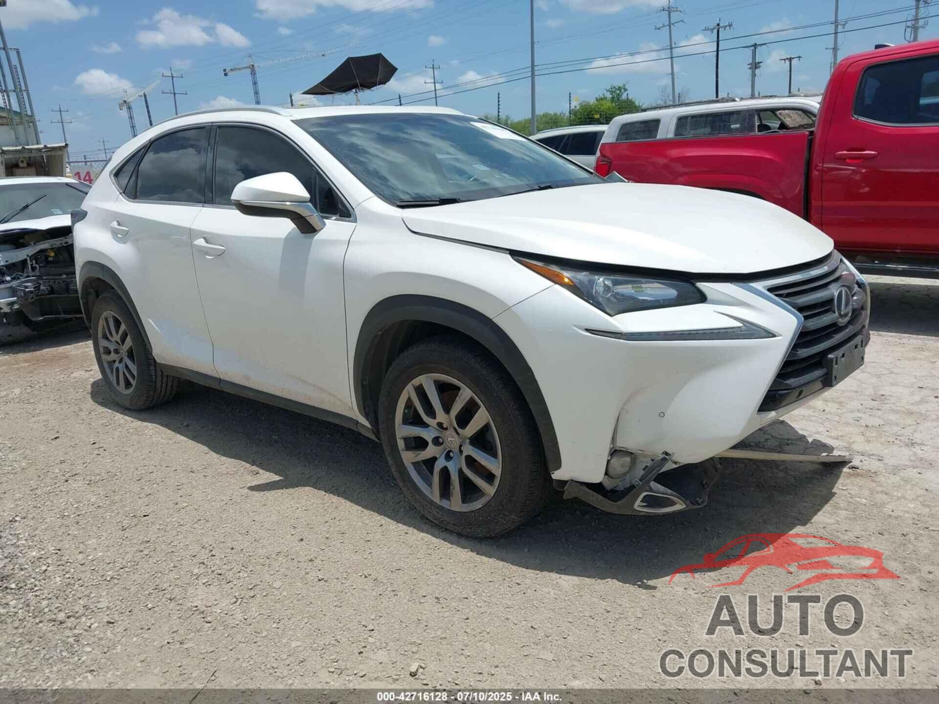 LEXUS NX 200T 2016 - JTJYARBZ3G2039659