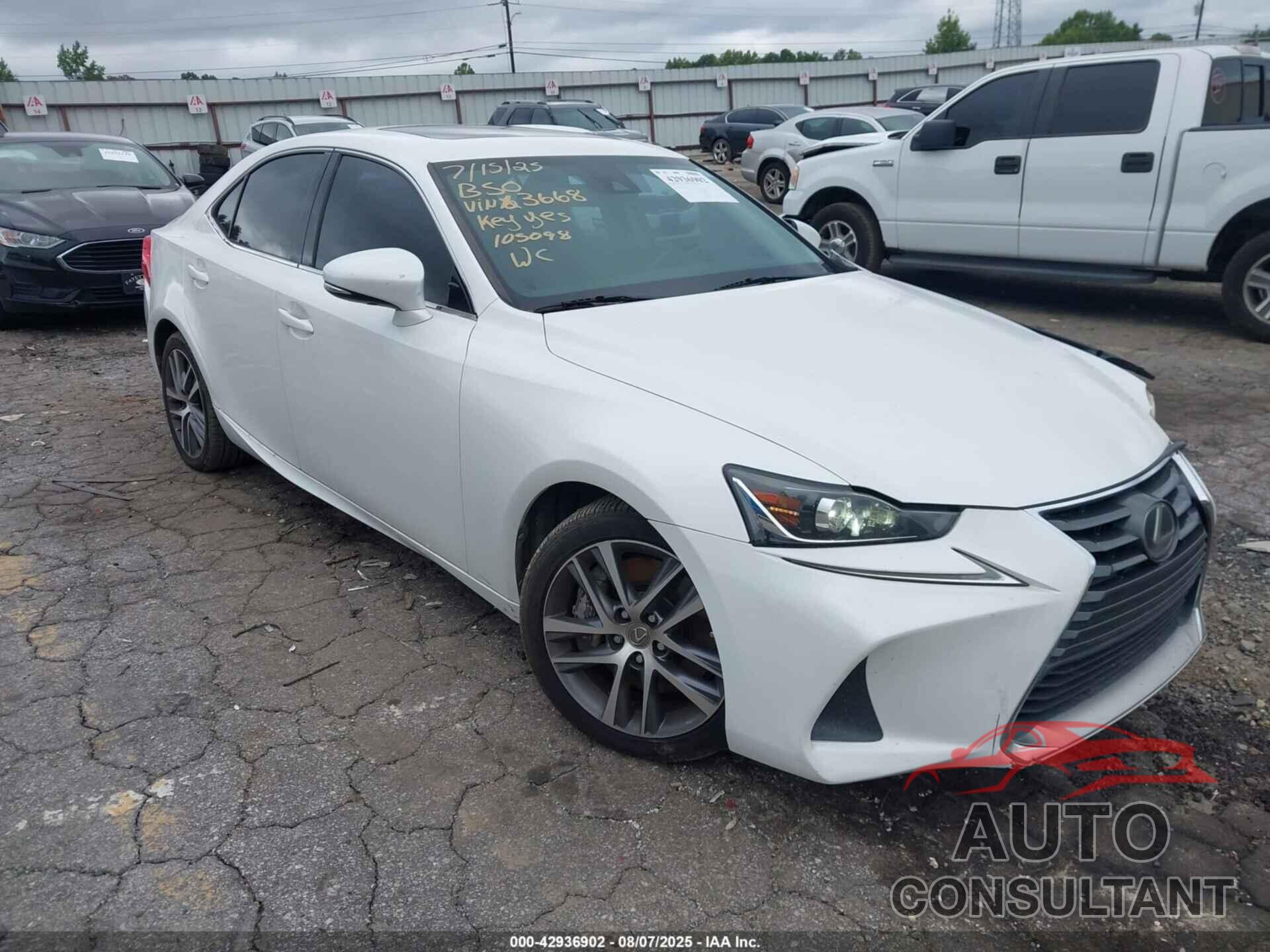 LEXUS IS 300 2018 - JTHBA1D25J5063668