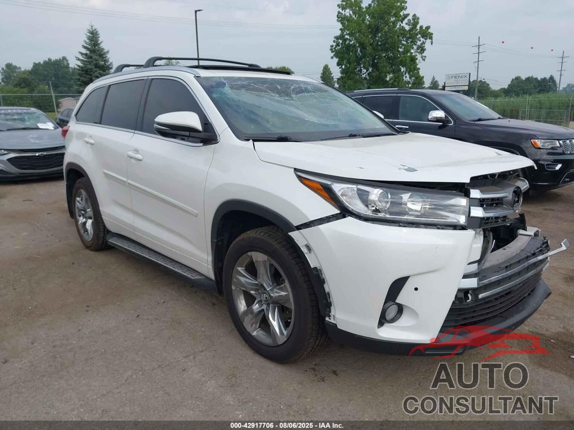 TOYOTA HIGHLANDER 2018 - 5TDDZRFHXJS863282