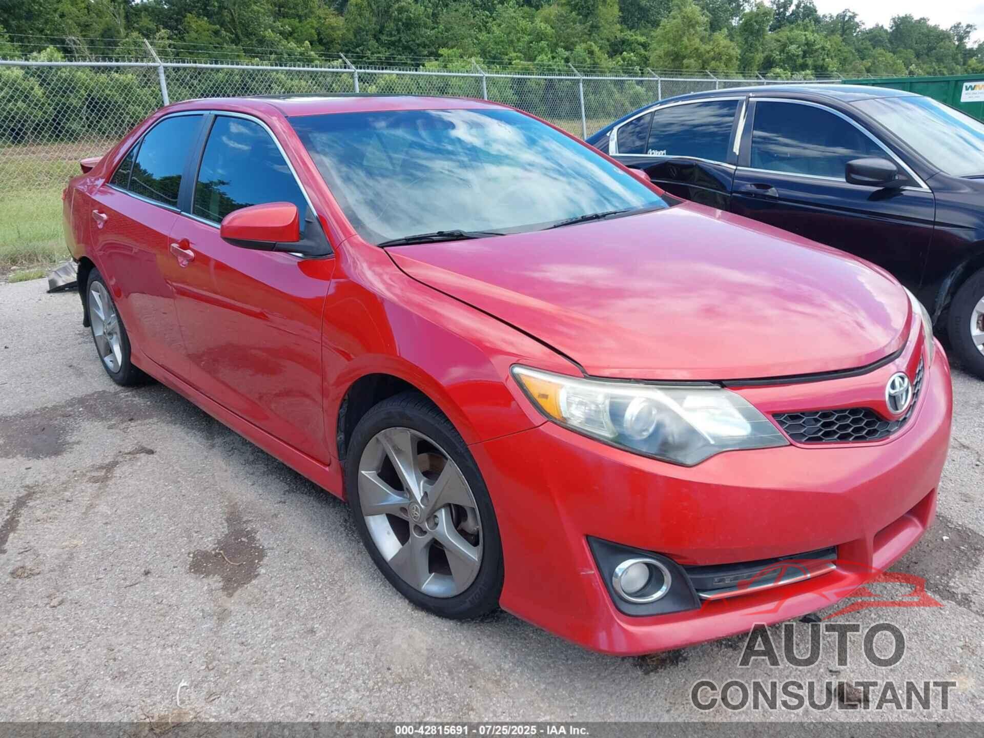 TOYOTA CAMRY 2012 - 4T1BF1FK5CU621328