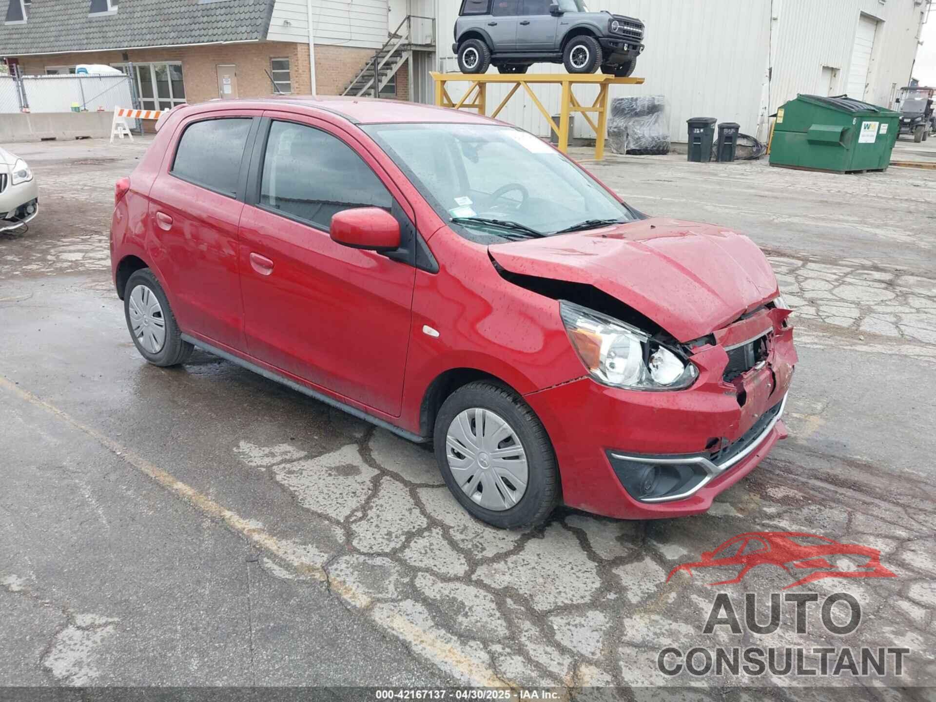 MITSUBISHI MIRAGE 2018 - ML32A3HJ3JH006689
