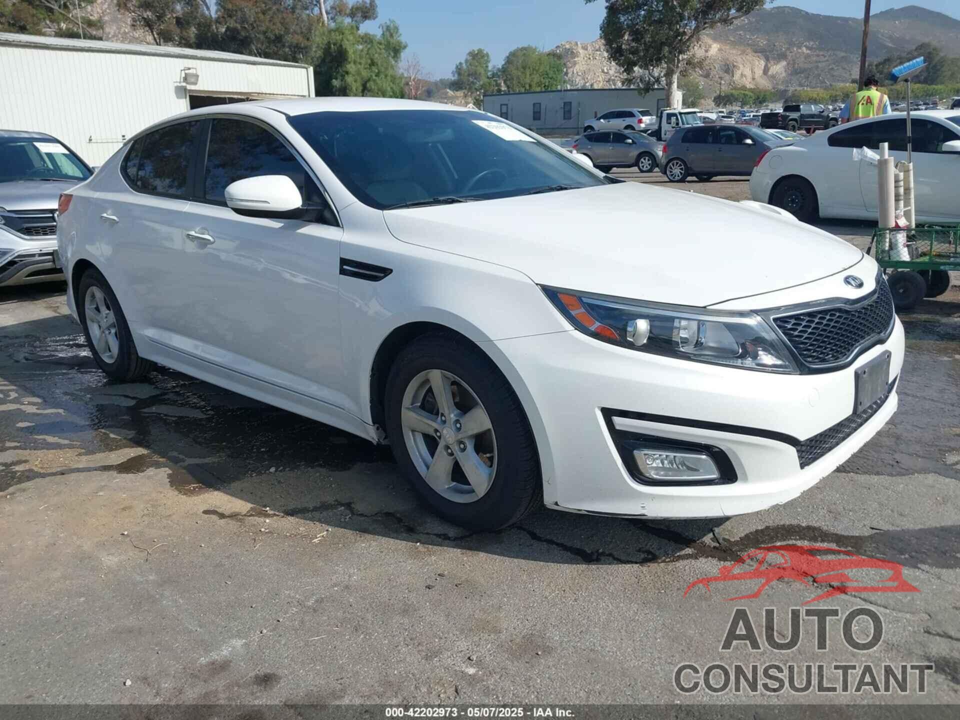 KIA OPTIMA 2015 - KNAGM4A71F5642712
