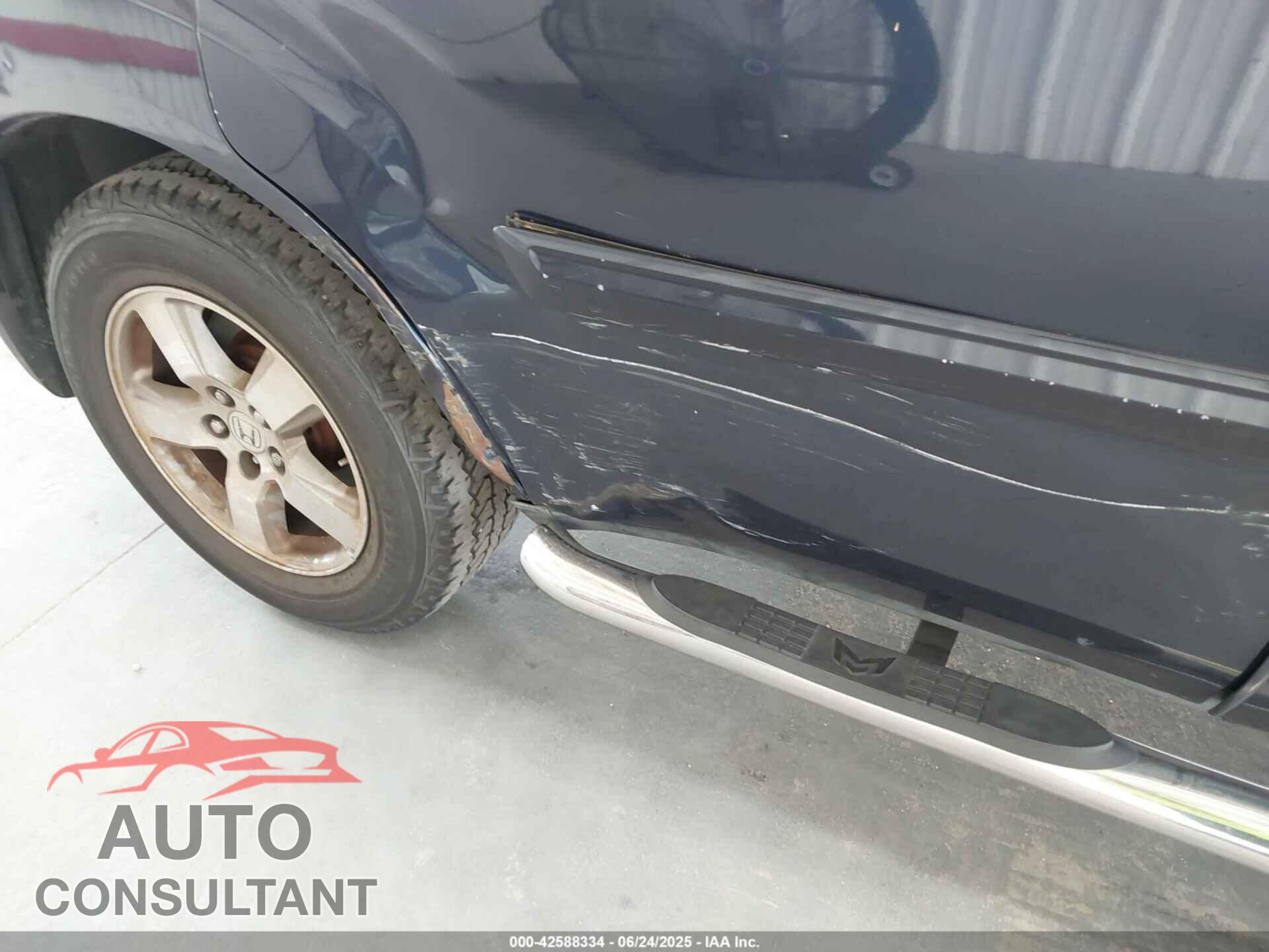 HONDA PILOT 2009 - 5FNYF38509B012425