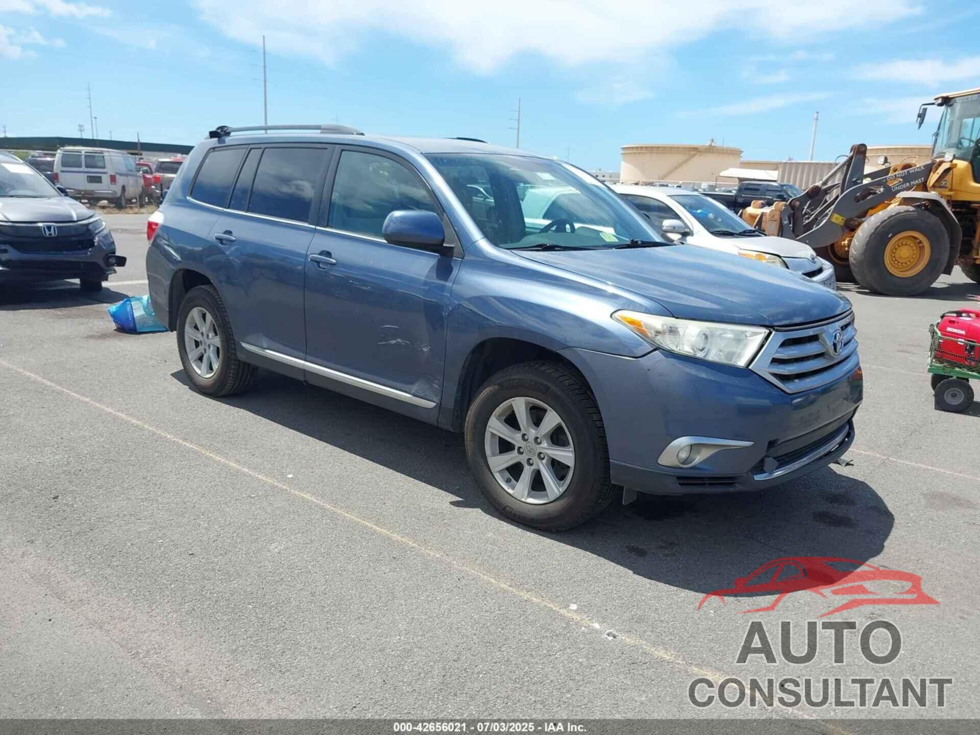 TOYOTA HIGHLANDER 2012 - 5TDBK3EH0CS164112