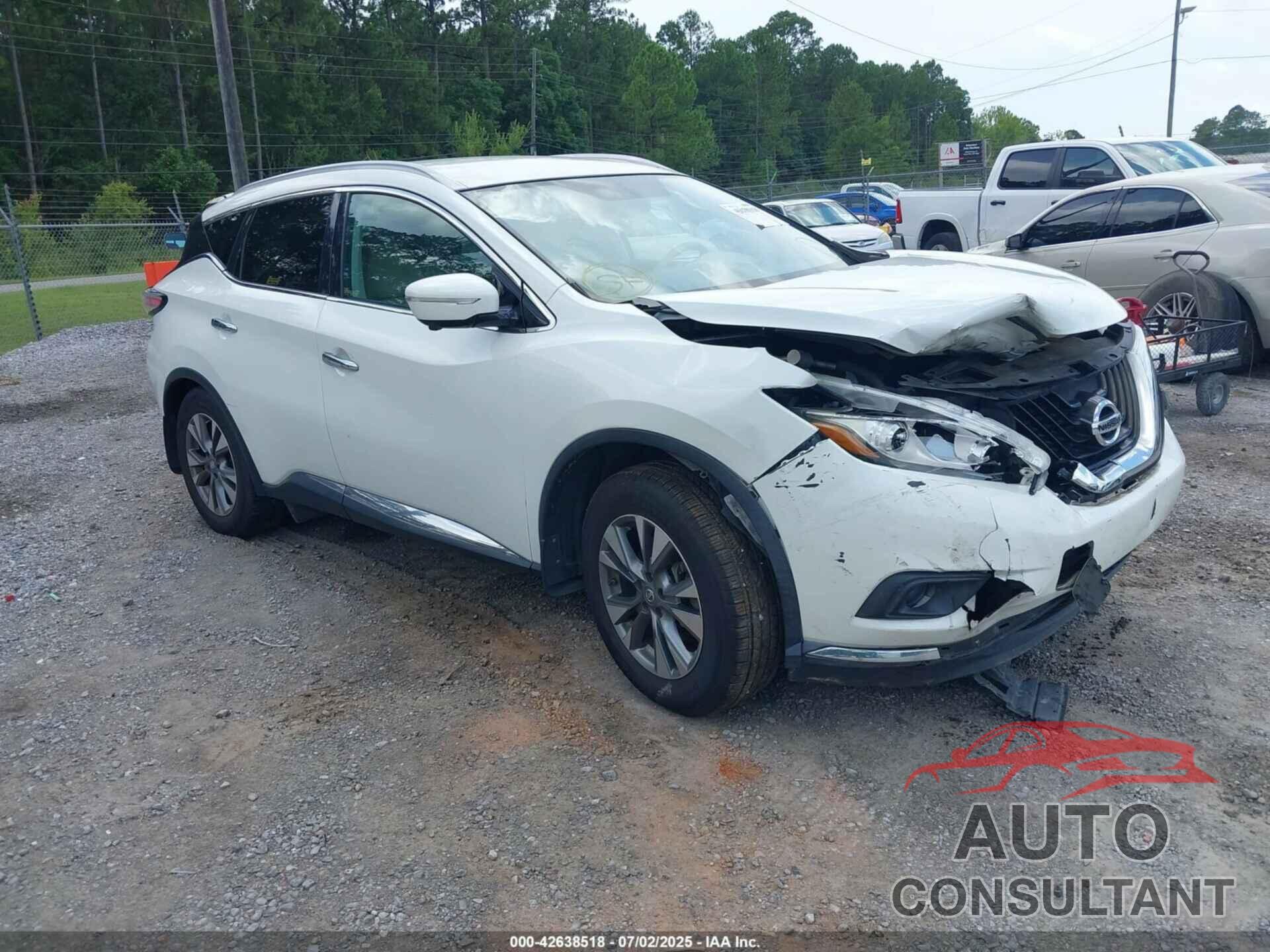 NISSAN MURANO 2015 - 5N1AZ2MGXFN221691