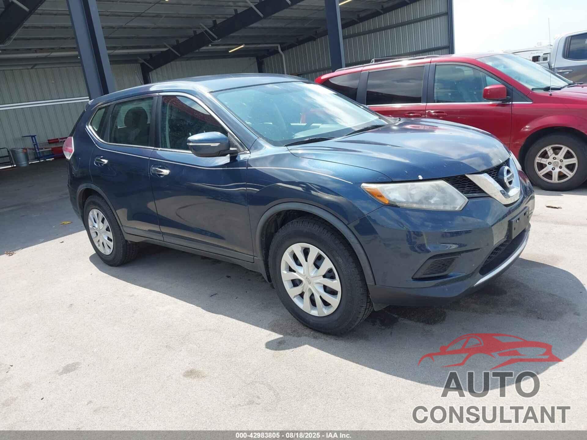 NISSAN ROGUE 2015 - KNMAT2MV0FP560307