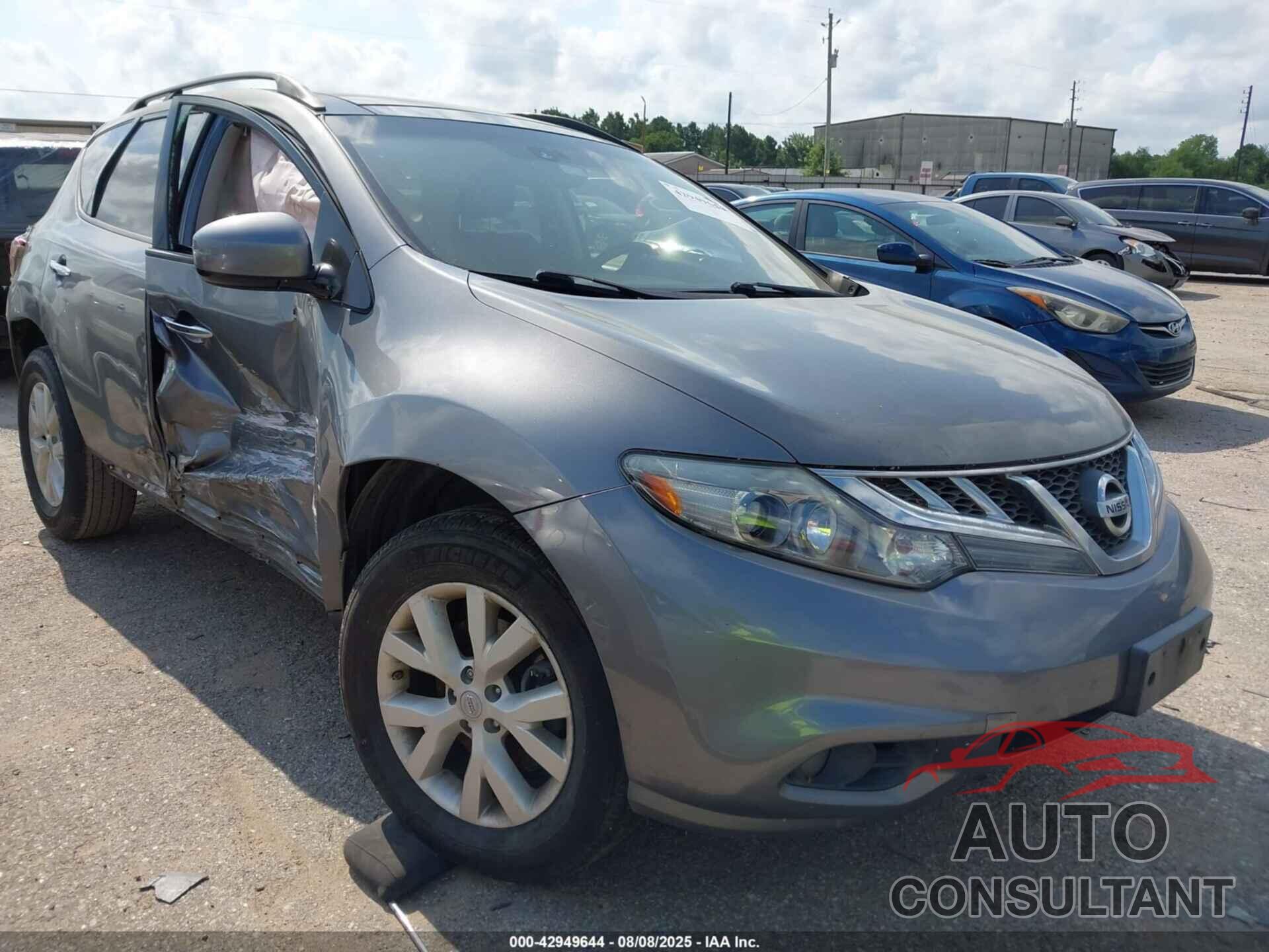 NISSAN MURANO 2013 - JN8AZ1MU8DW204954