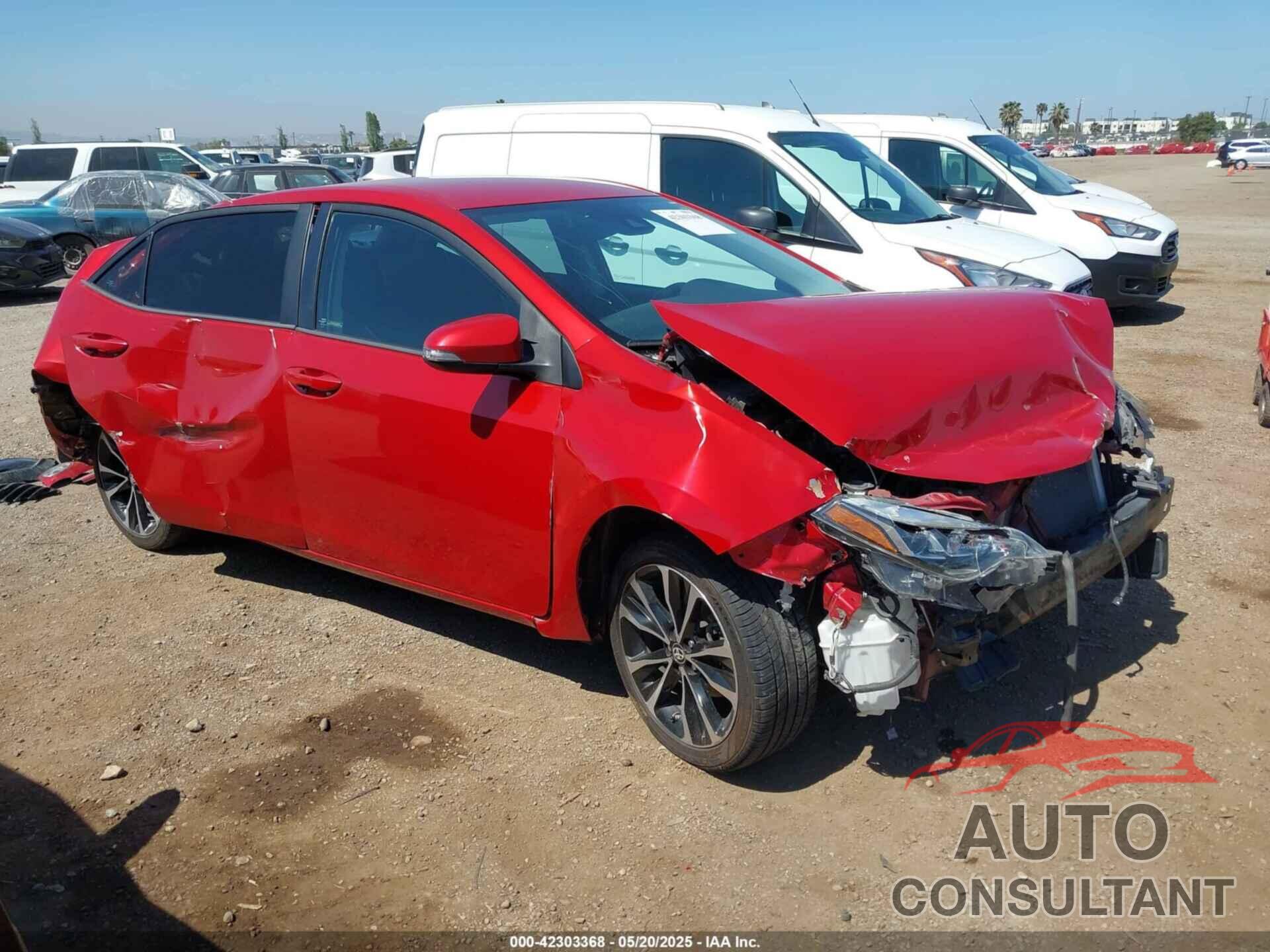 TOYOTA COROLLA 2017 - 5YFBURHEXHP622267
