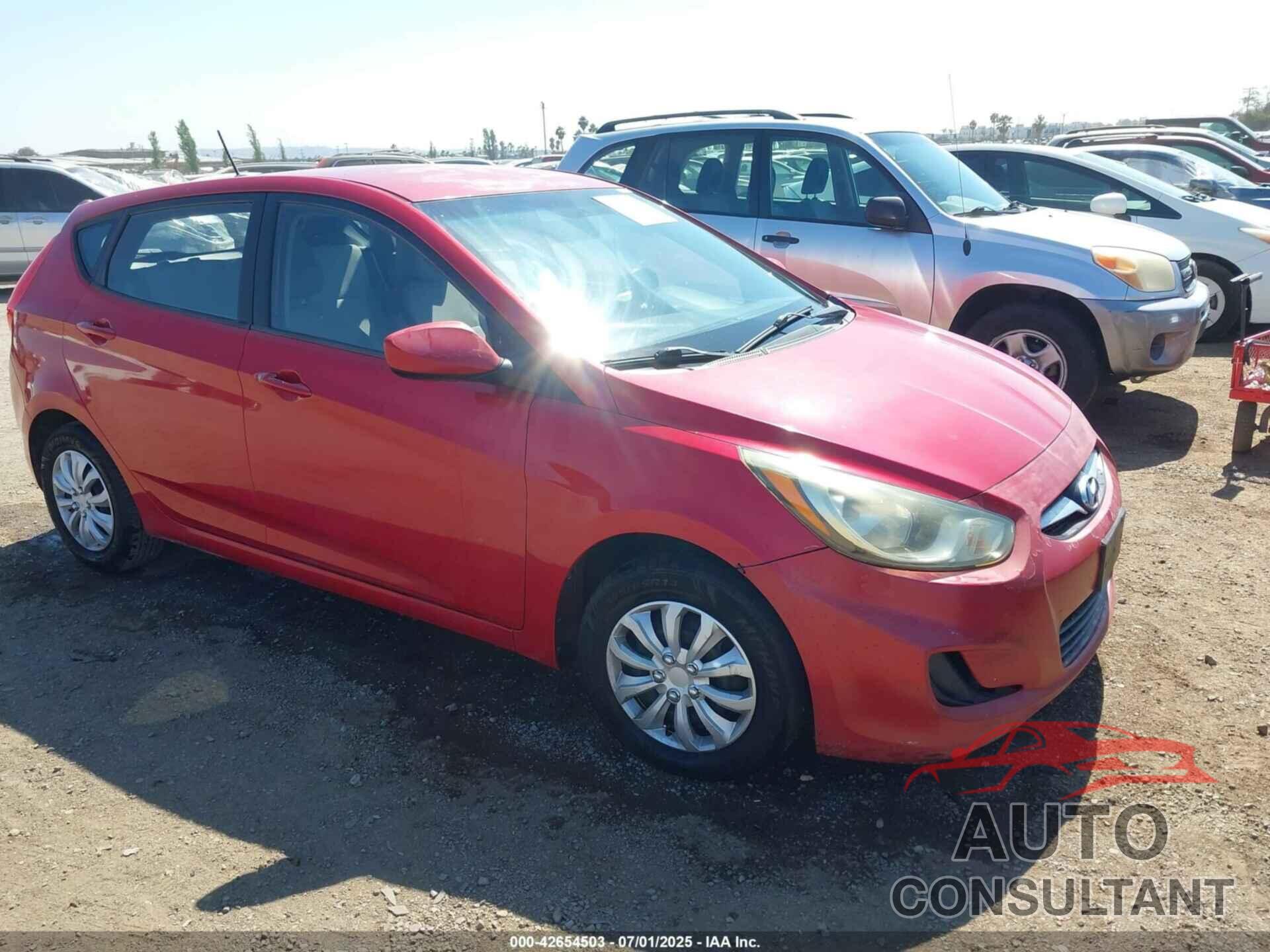 HYUNDAI ACCENT 2012 - KMHCT5AE2CU022389