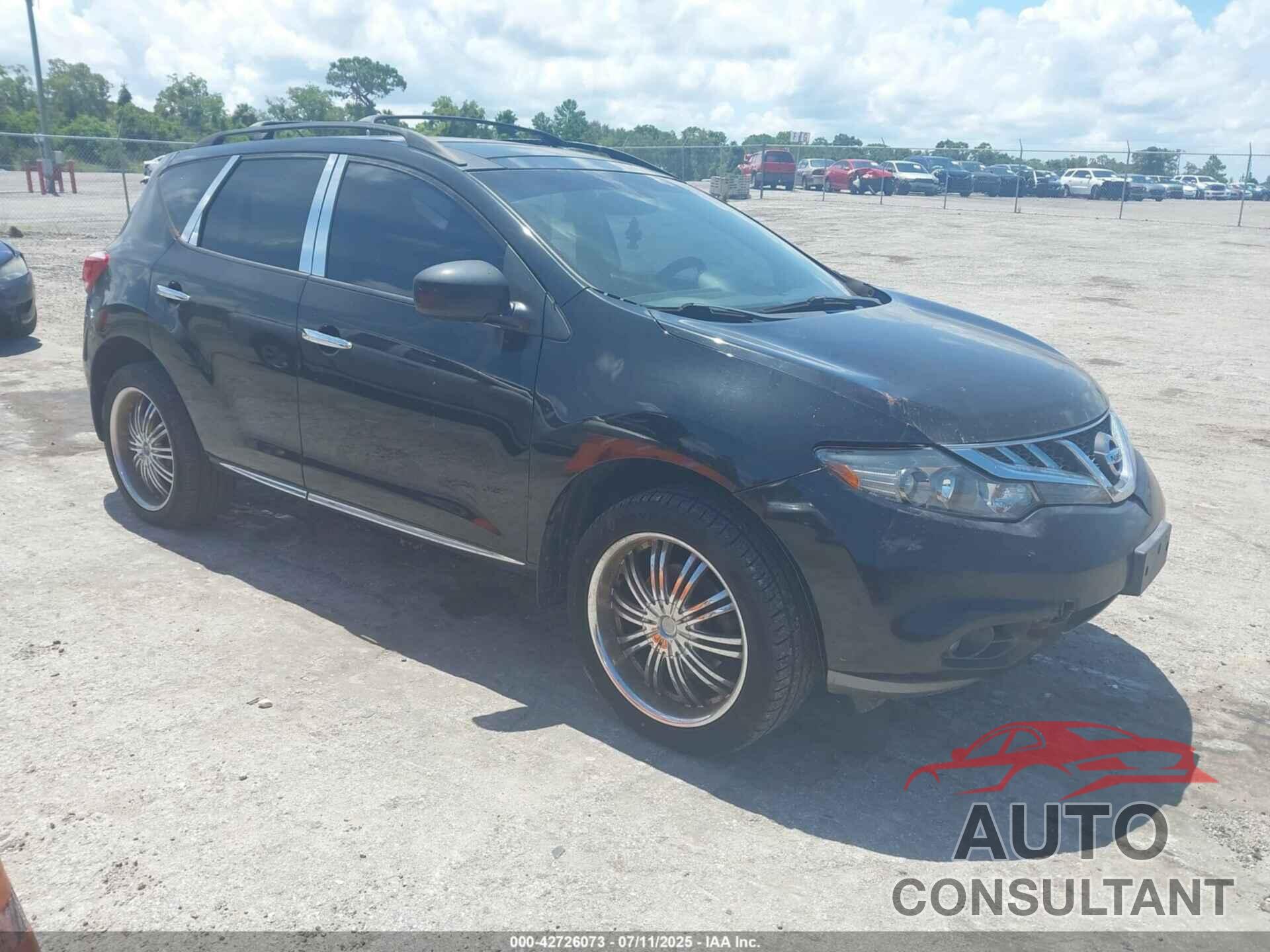 NISSAN MURANO 2011 - JN8AZ1MU6BW054954