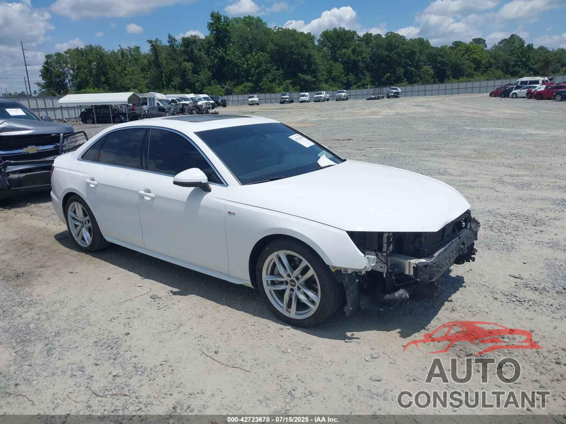 AUDI A4 2022 - WAUEAAF46NN009800