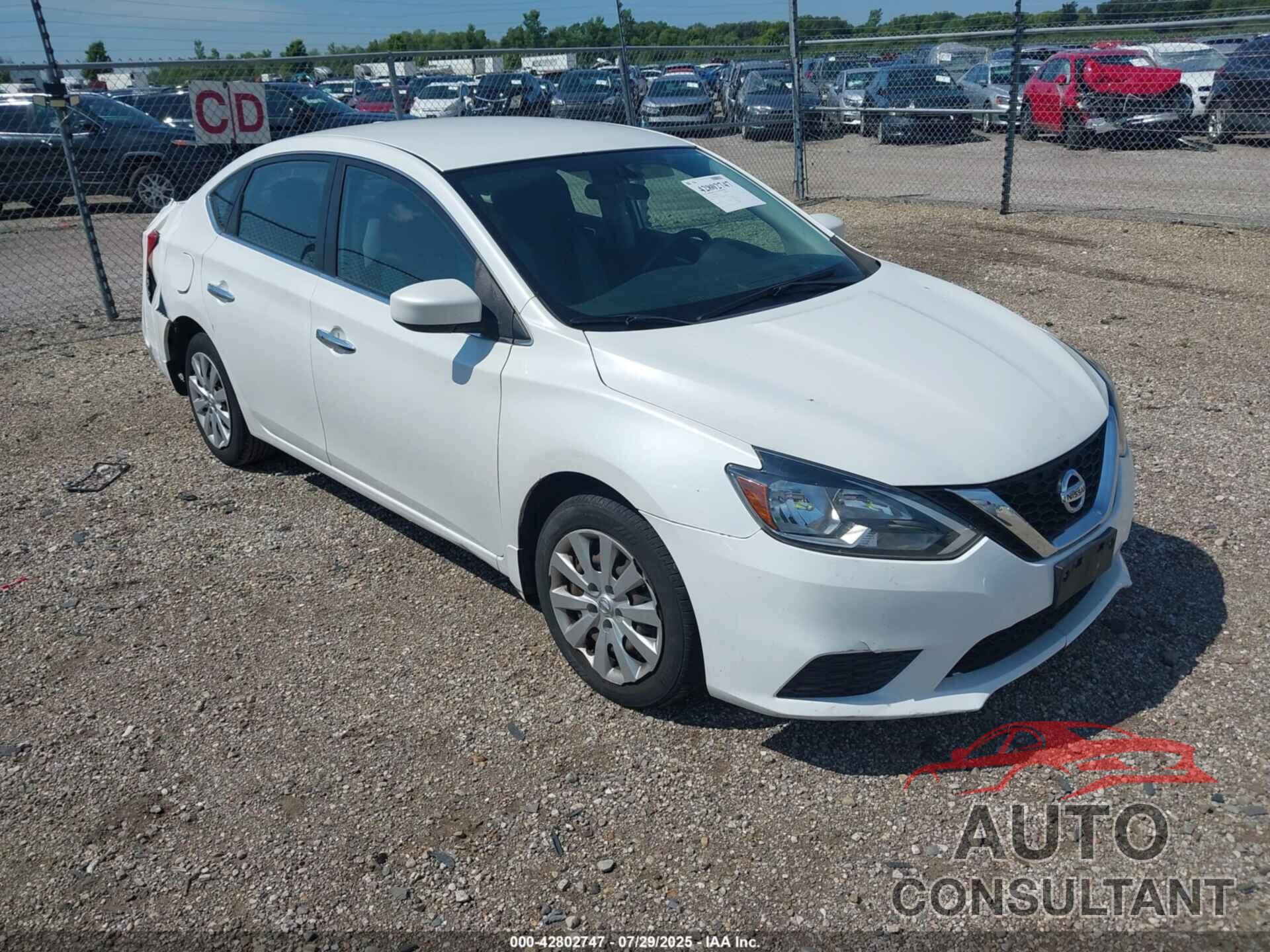 NISSAN SENTRA 2017 - 3N1AB7AP6HY325419