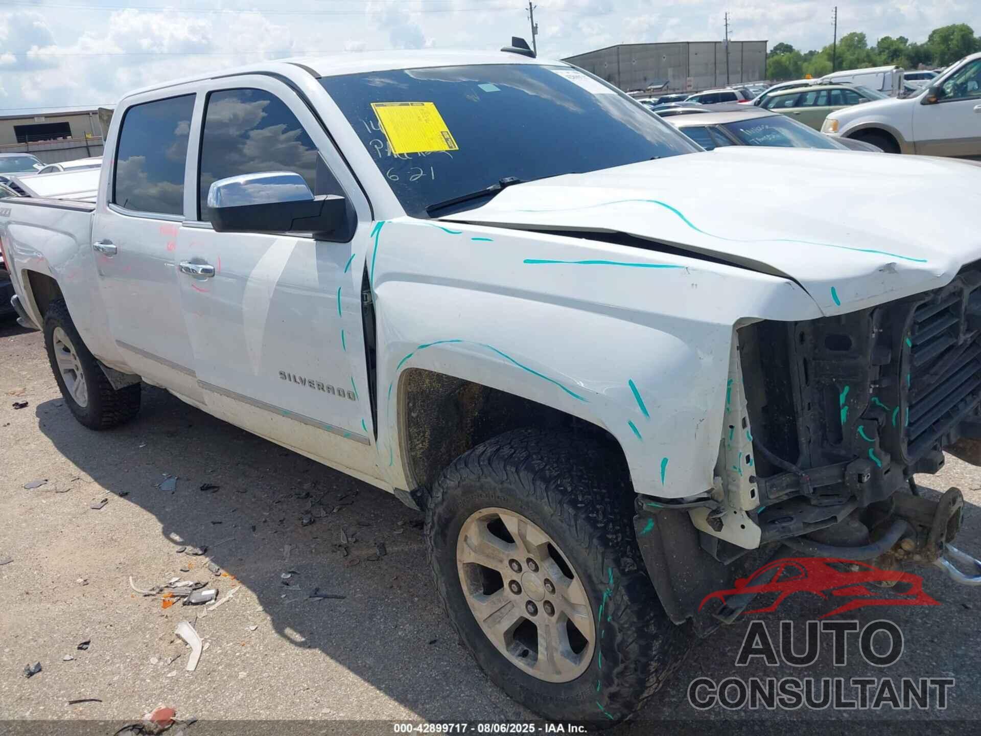 CHEVROLET SILVERADO 1500 2017 - 3GCUKSEJ8HG153838