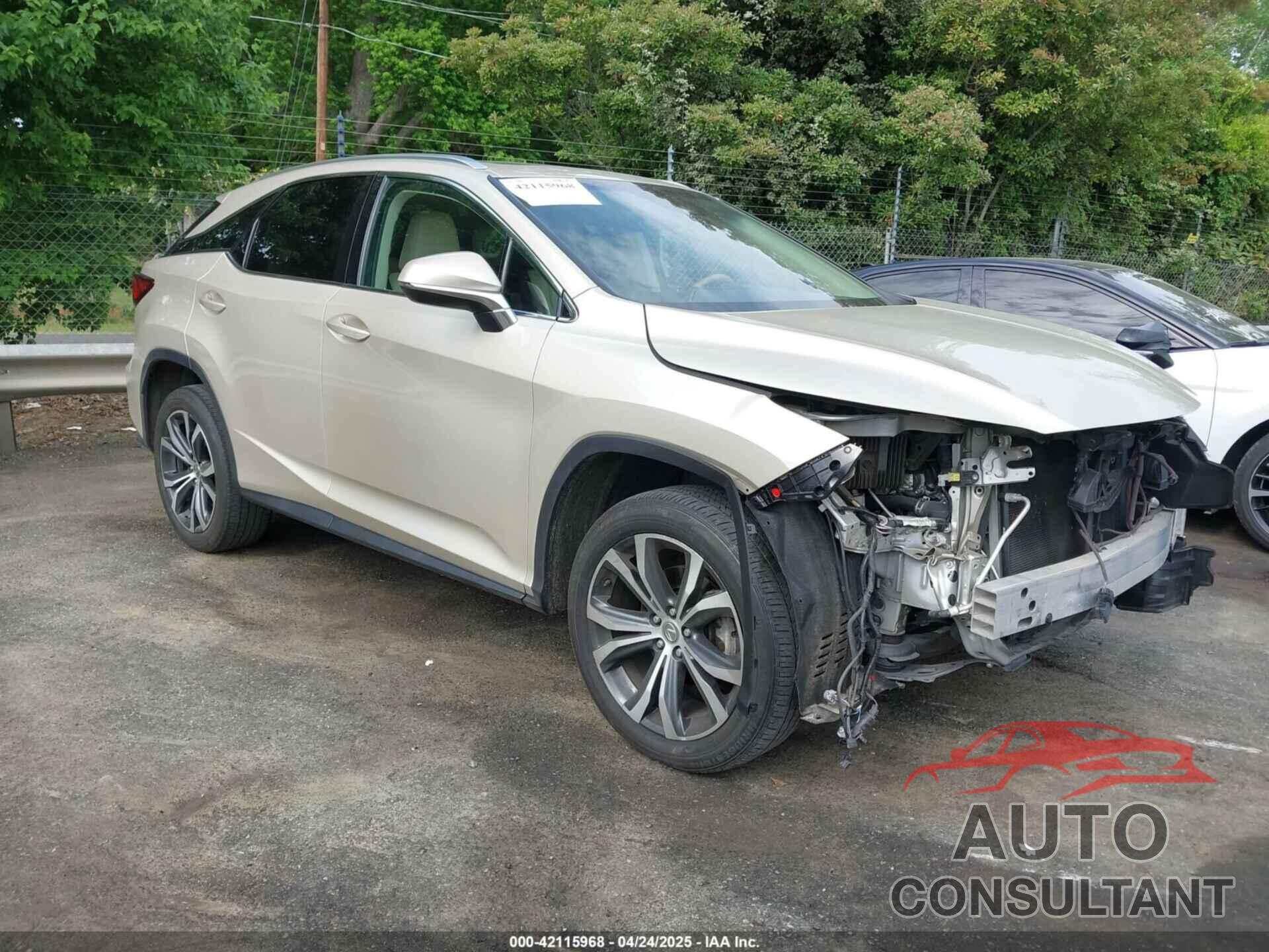 LEXUS RX 350 2017 - 2T2ZZMCA6HC070124