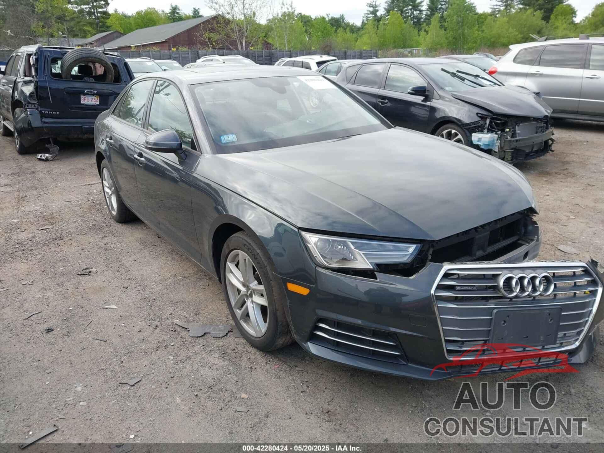 AUDI A4 2017 - WAUANAF44HN039210
