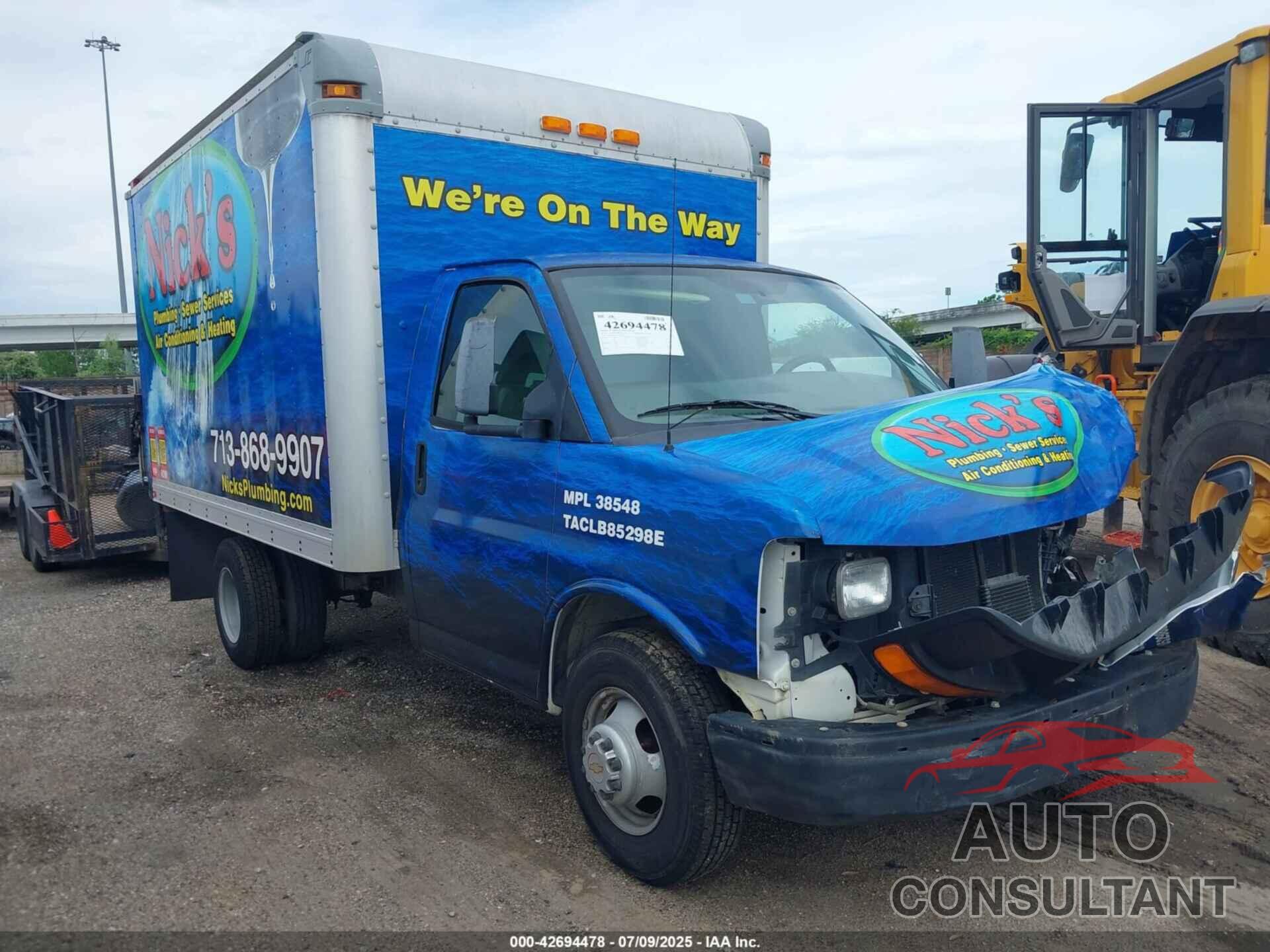 CHEVROLET EXPRESS CUTAWAY 2010 - 1GB3G2BA3A1134706