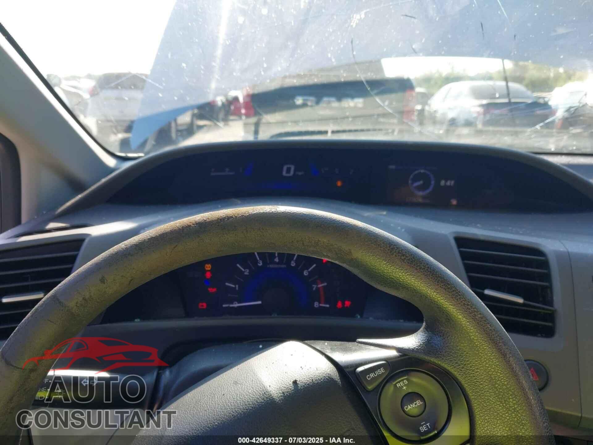 HONDA CIVIC 2012 - 19XFB2F56CE002947
