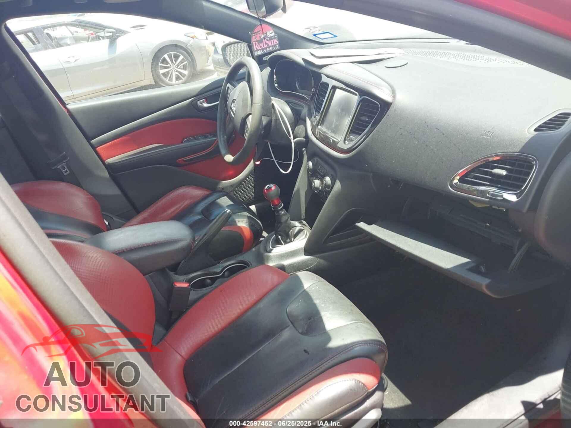 DODGE DART 2013 - 1C3CDFCB6DD330701
