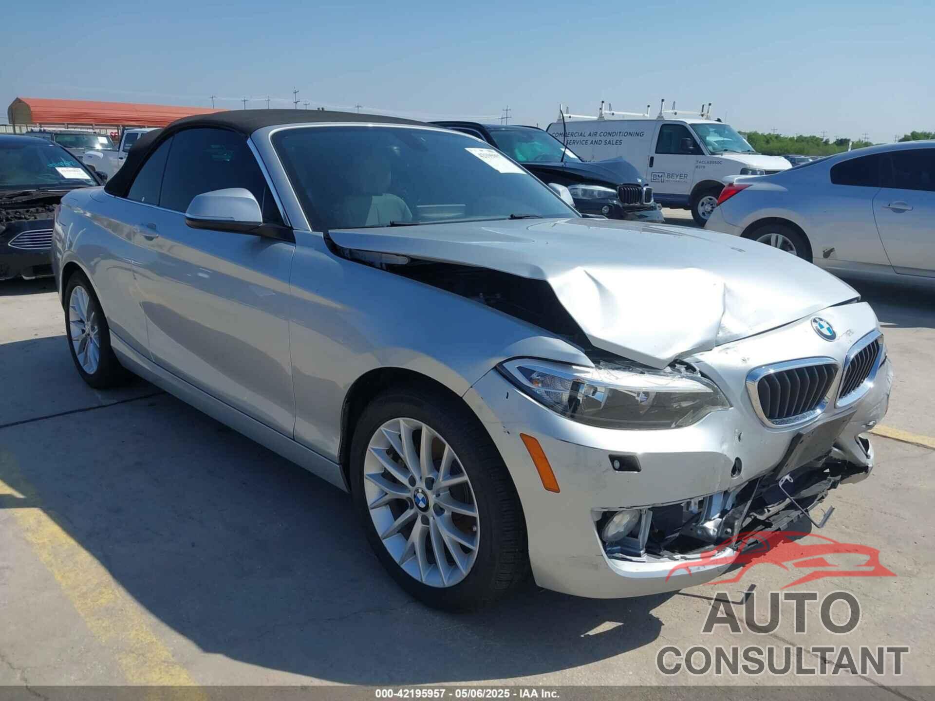 BMW 228I 2016 - WBA1K9C53GV710188