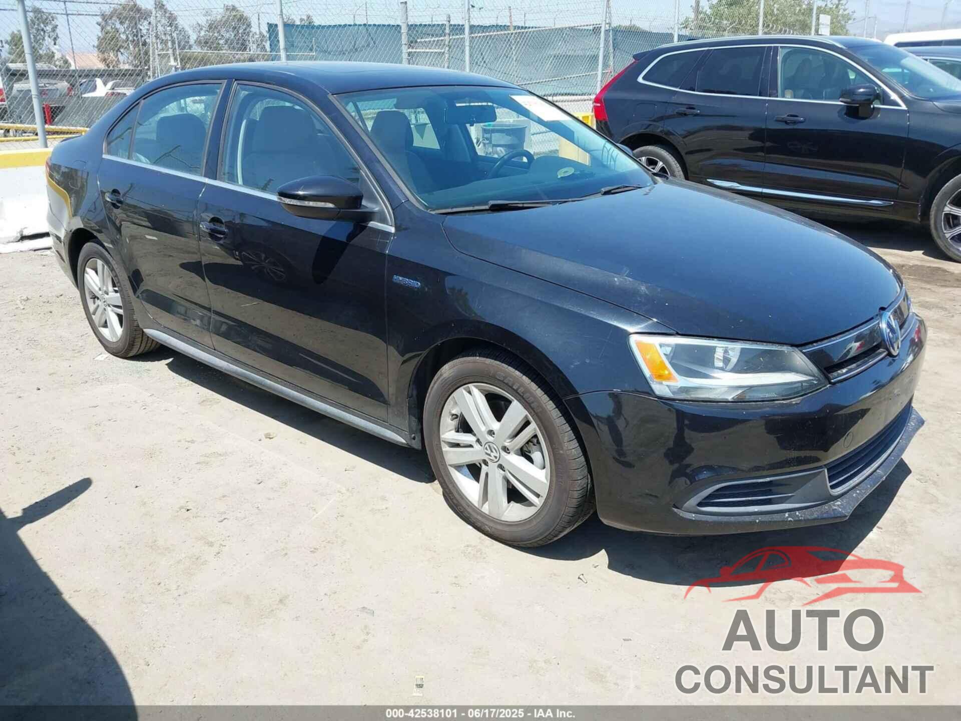 VOLKSWAGEN JETTA HYBRID 2013 - 3VW637AJ8DM299657