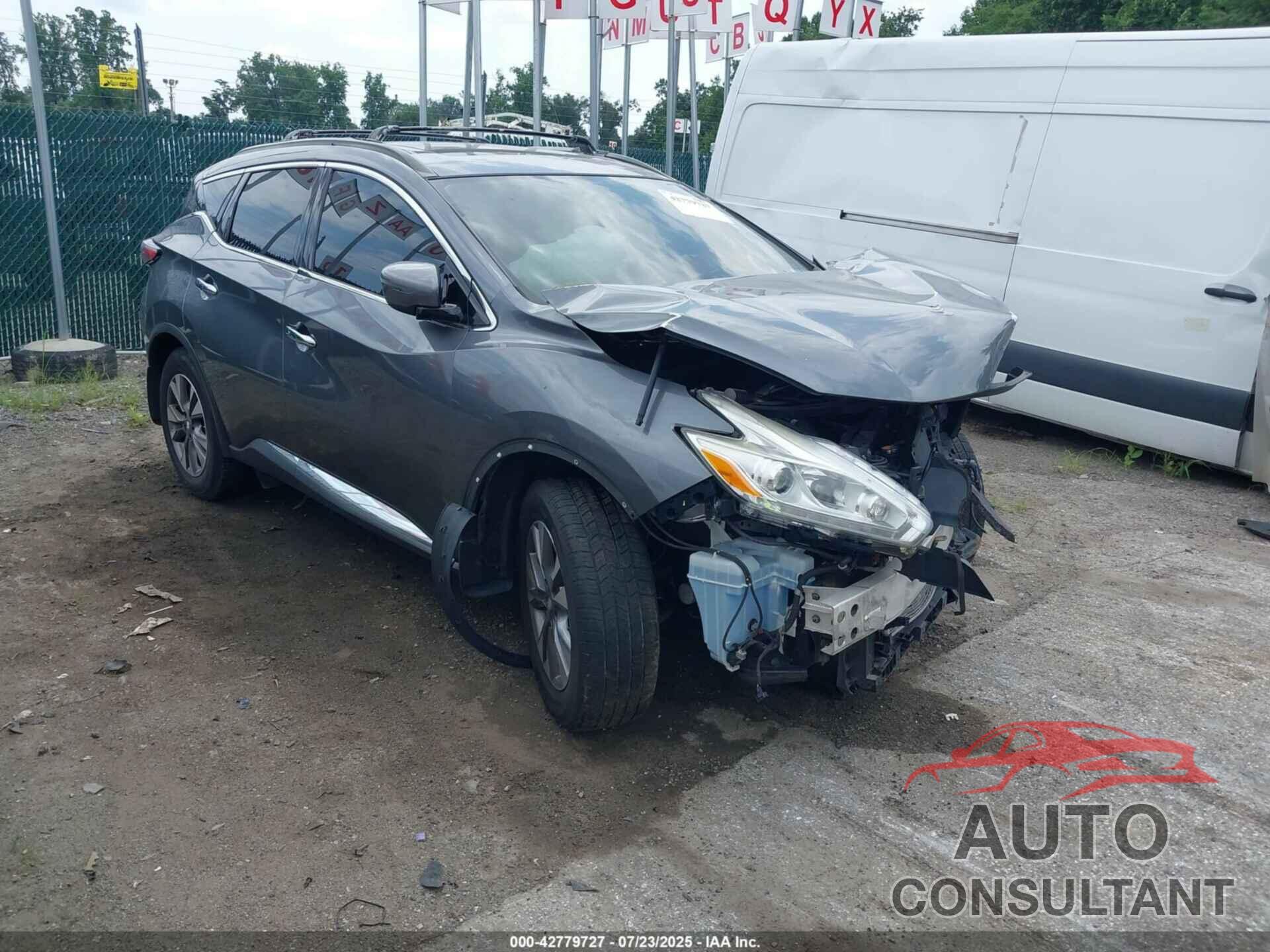 NISSAN MURANO 2017 - 5N1AZ2MHXHN107024