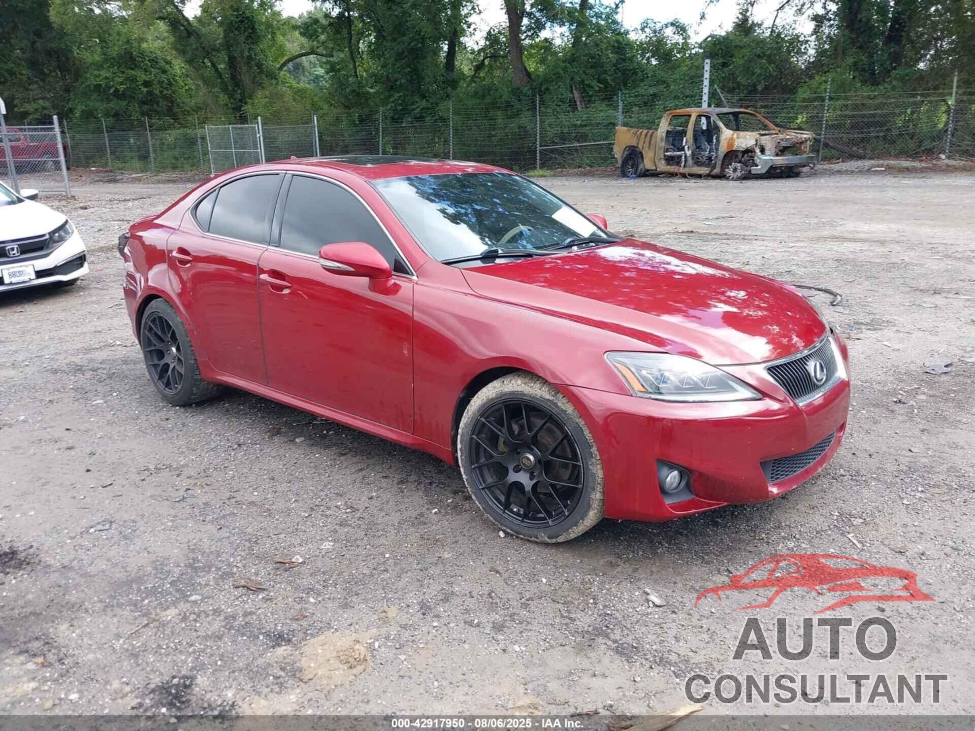 LEXUS IS 250 2012 - JTHBF5C25C5169132
