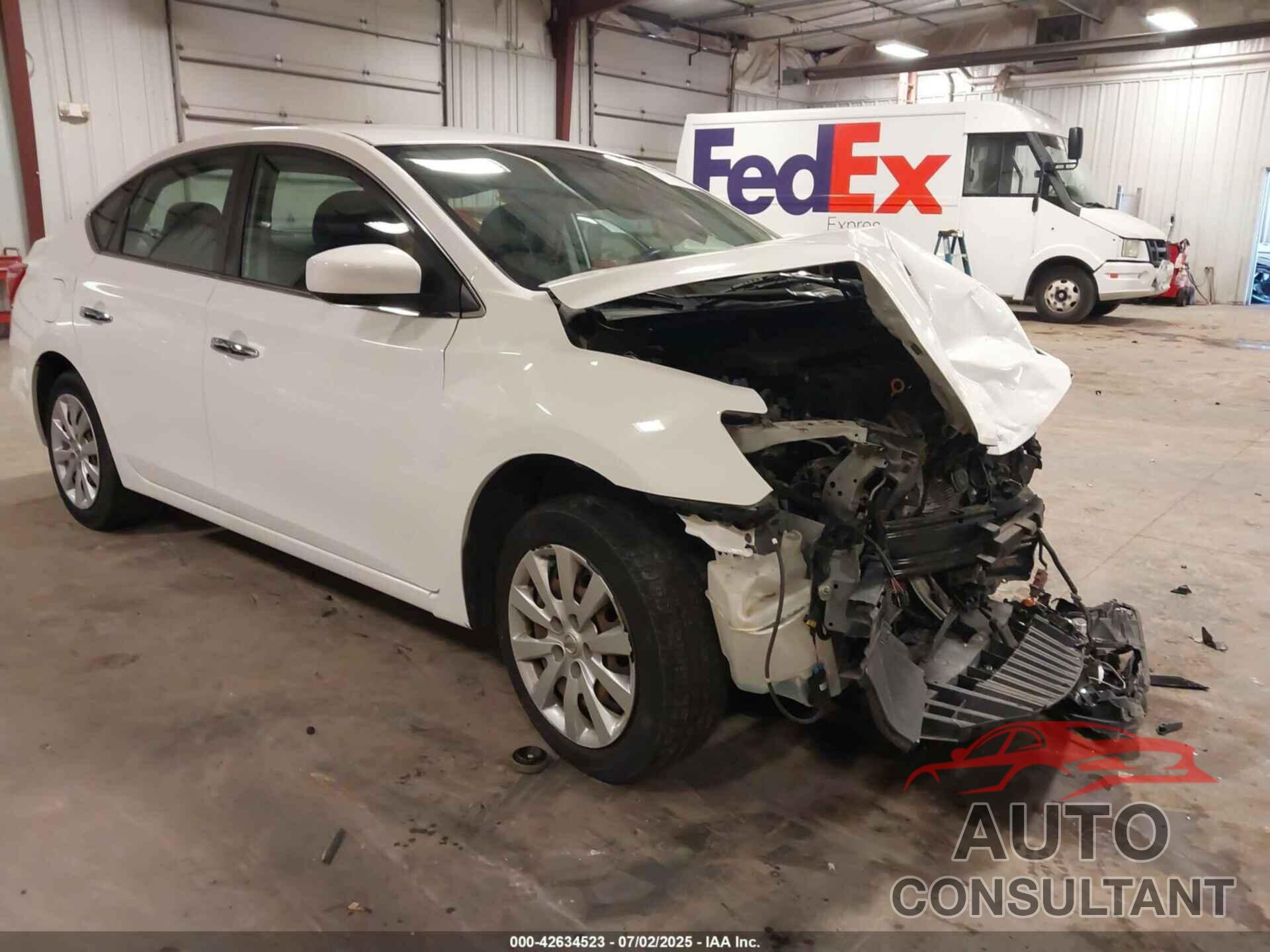 NISSAN SENTRA 2018 - 3N1AB7AP5JY274596