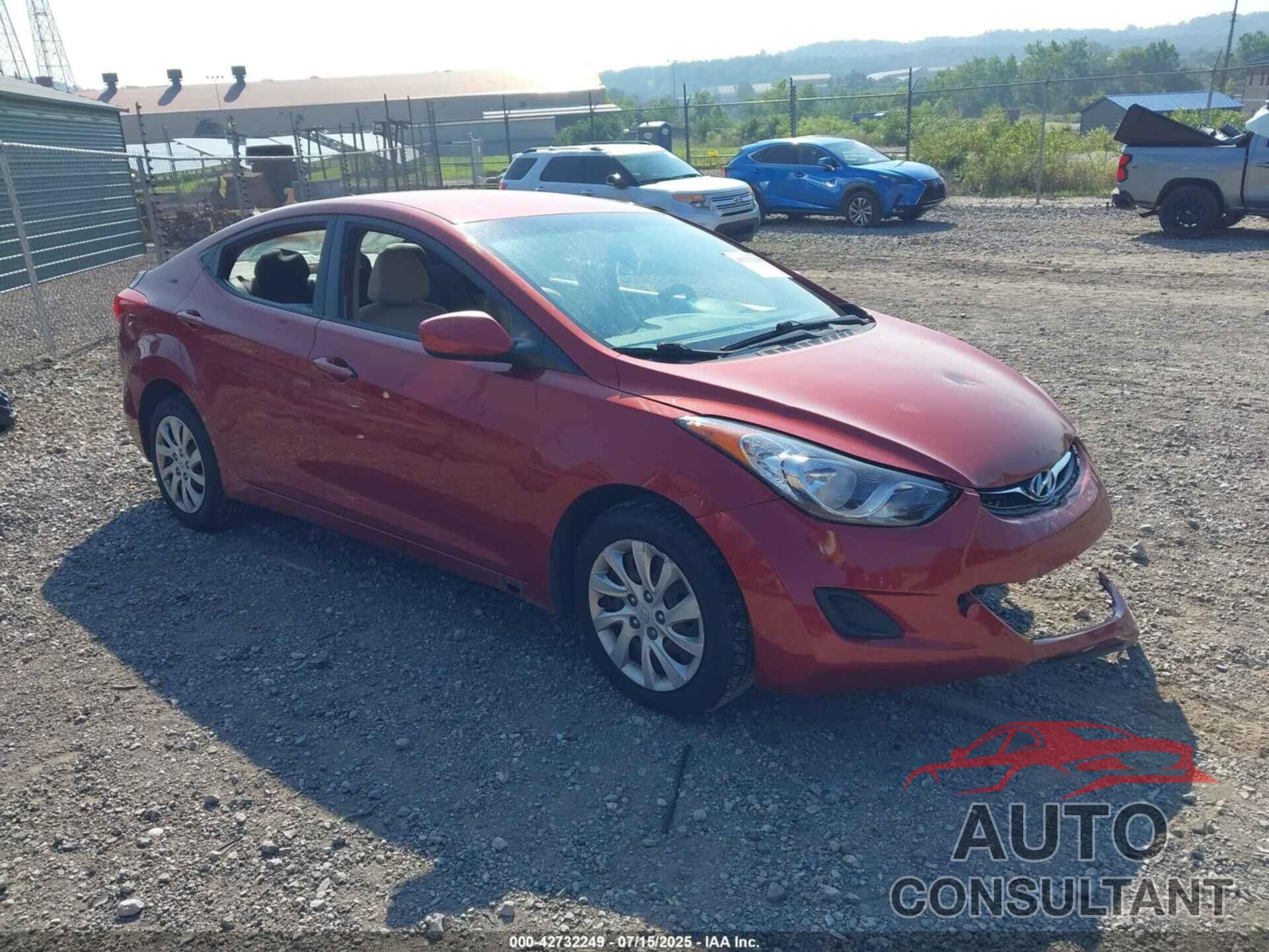 HYUNDAI ELANTRA 2012 - KMHDH4AE7CU329931