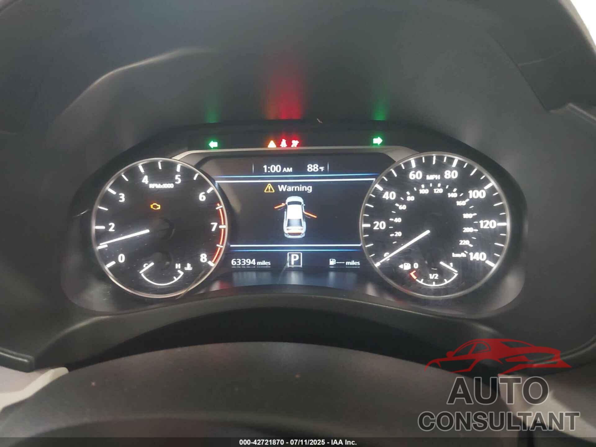 NISSAN ALTIMA 2020 - 1N4BL4BV1LC270234