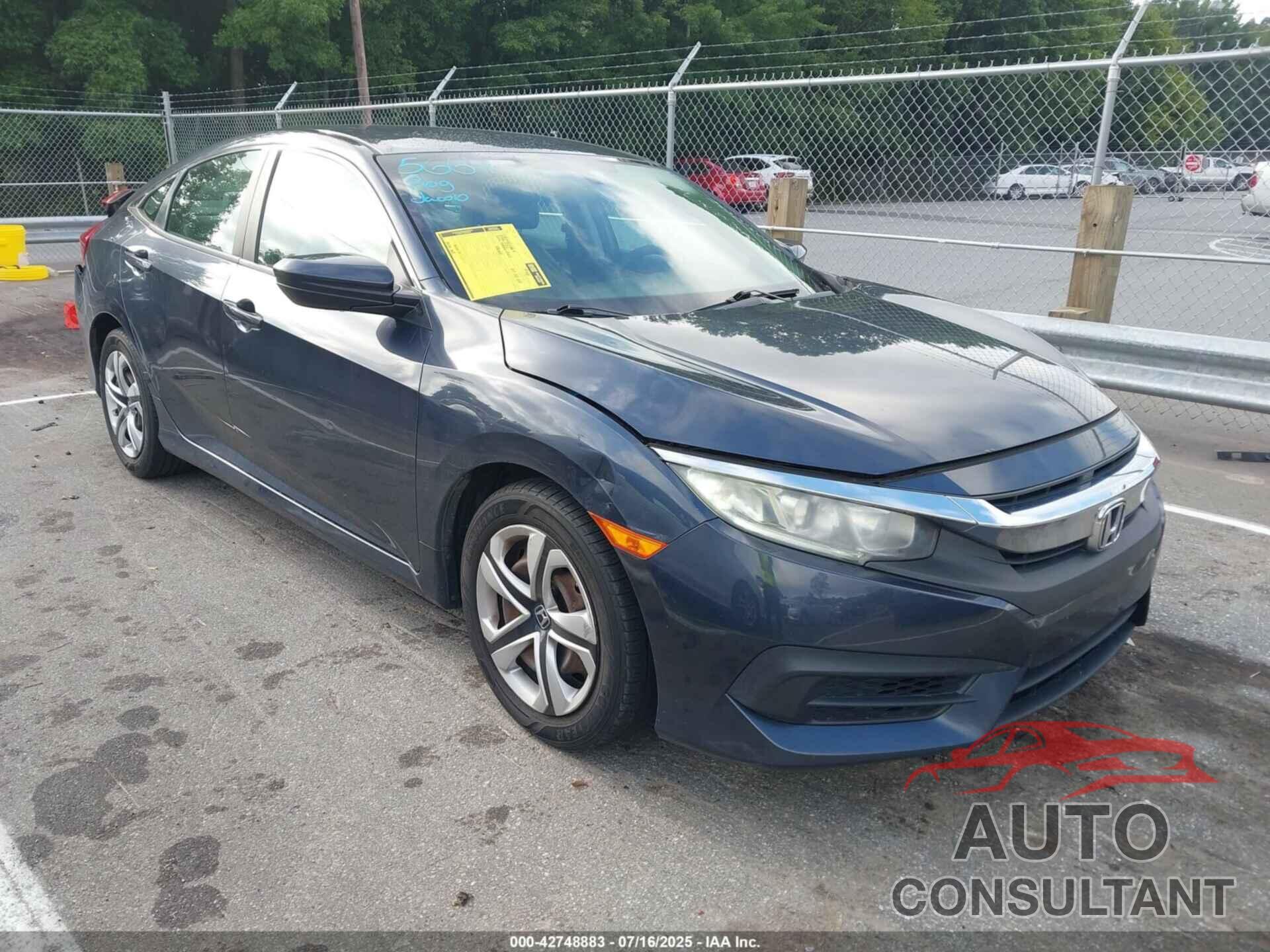 HONDA CIVIC 2016 - 19XFC2F57GE028802