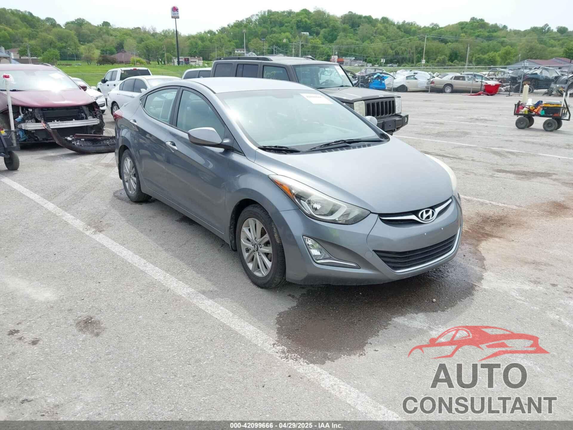 HYUNDAI ELANTRA 2016 - KMHDH4AE6GU633838