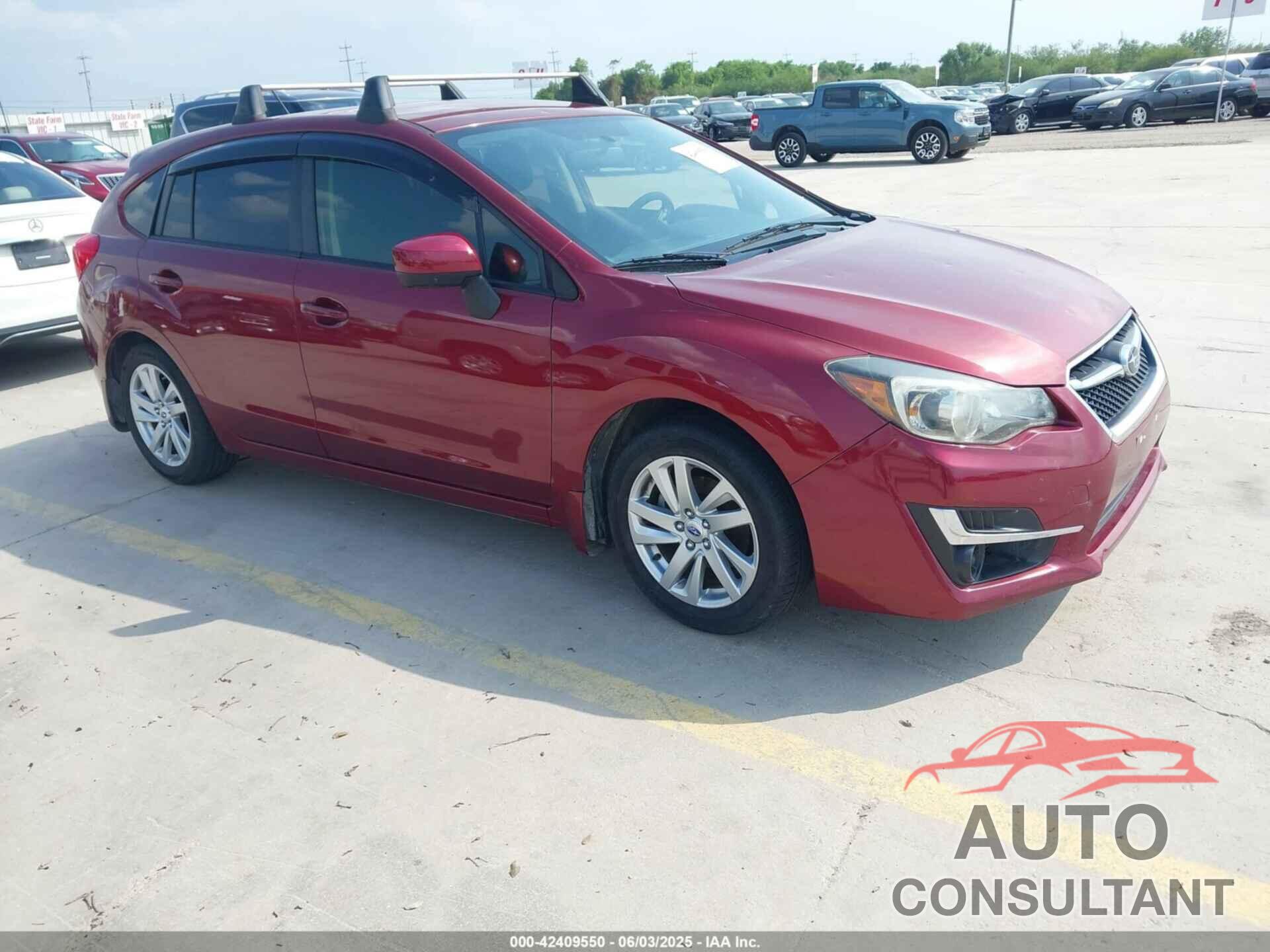 SUBARU IMPREZA 2016 - JF1GPAB62G8254294