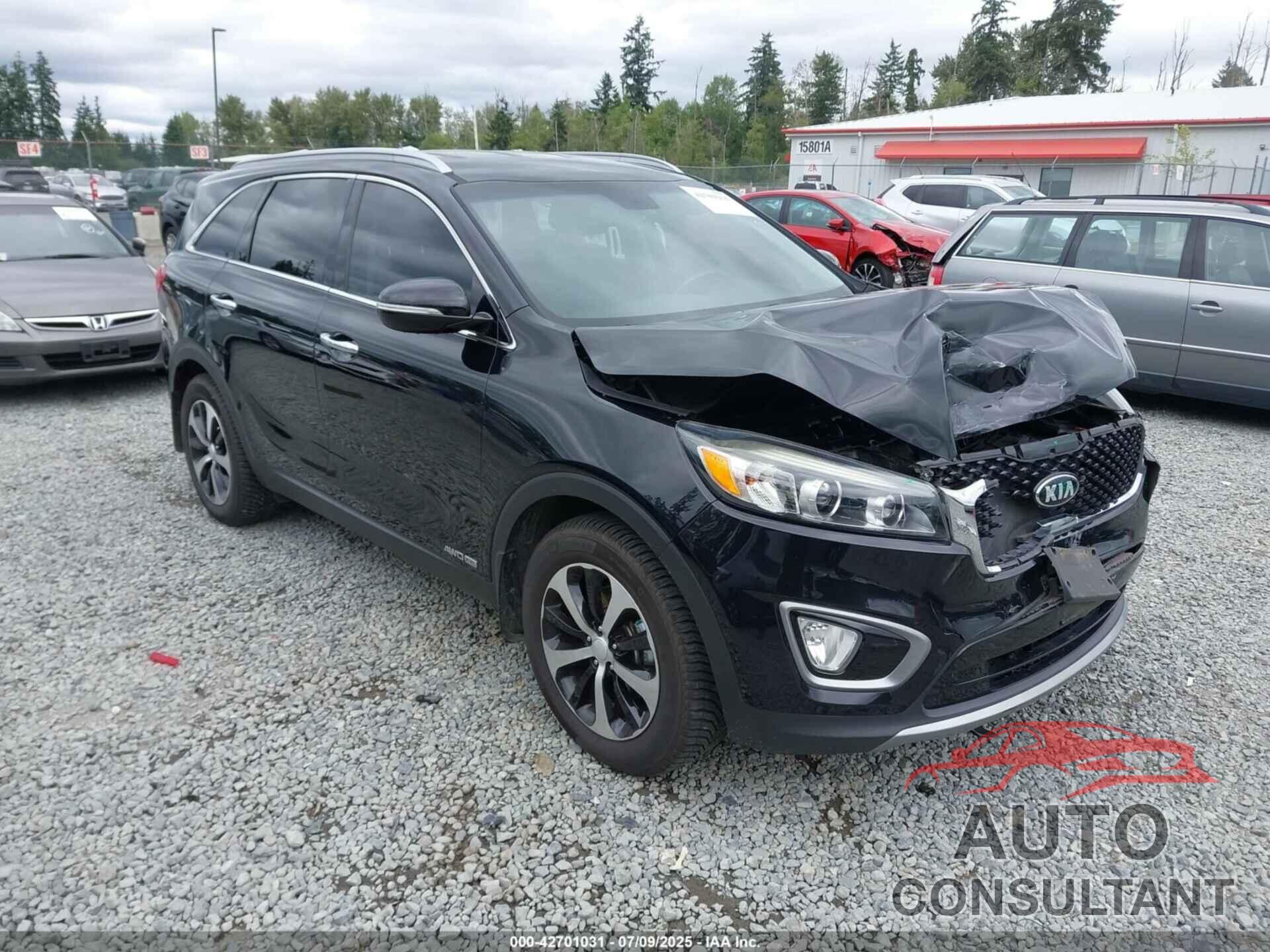 KIA SORENTO 2016 - 5XYPHDA51GG111685