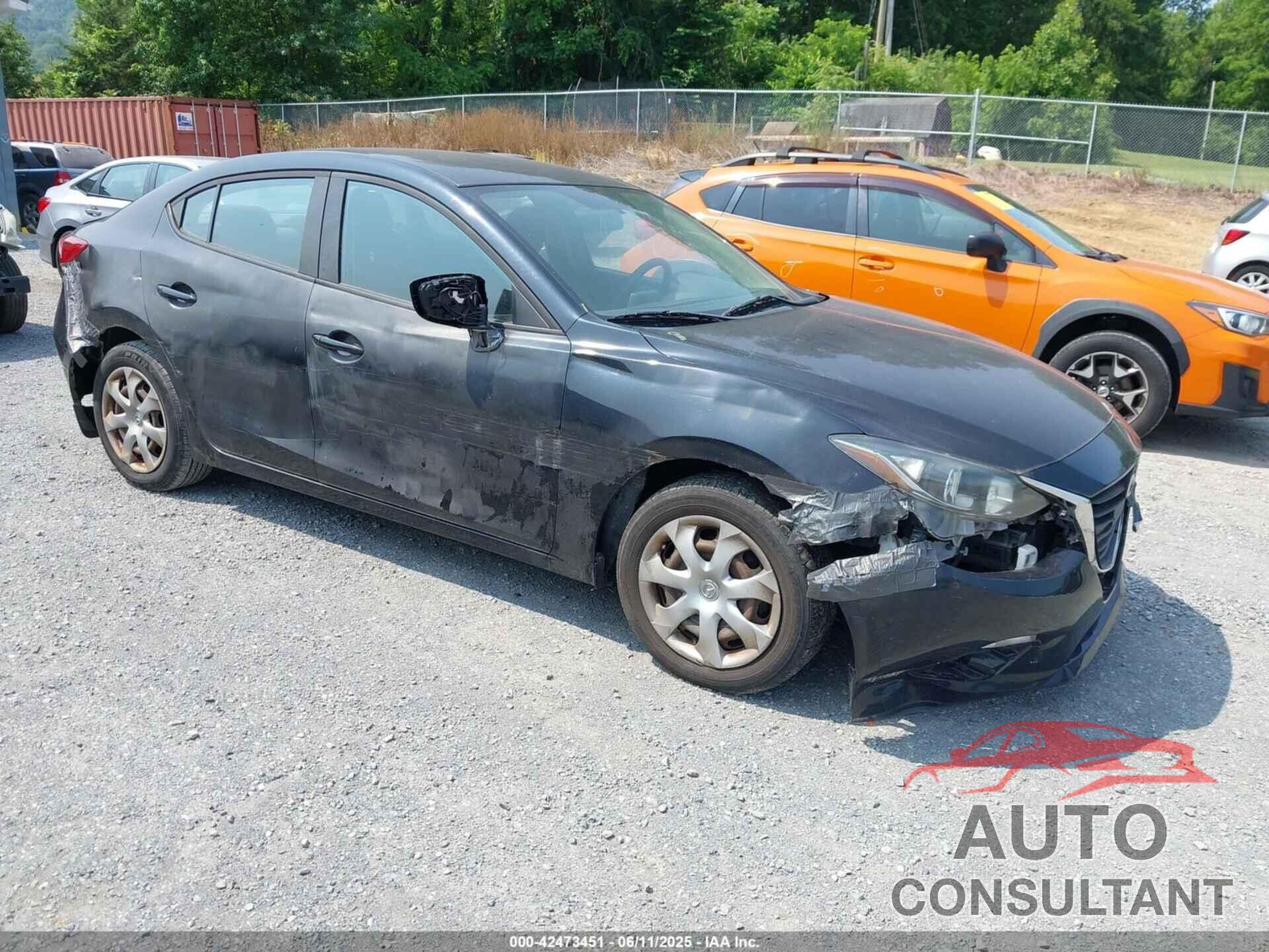 MAZDA MAZDA3 2015 - JM1BM1T7XF1236296