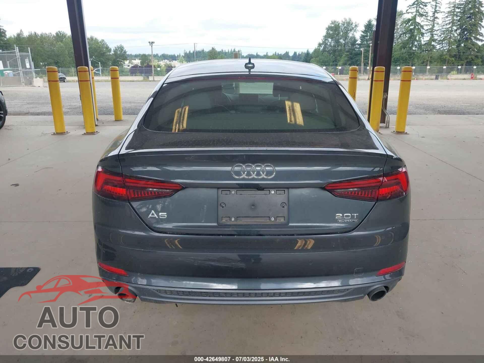 AUDI A5 2018 - WAUFNCF52JA107298