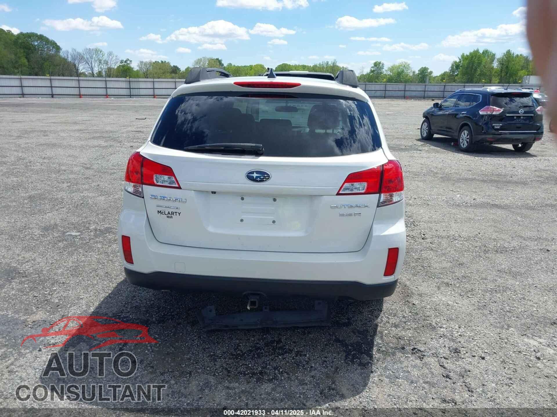 SUBARU OUTBACK 2011 - 4S4BRELC0B2392367