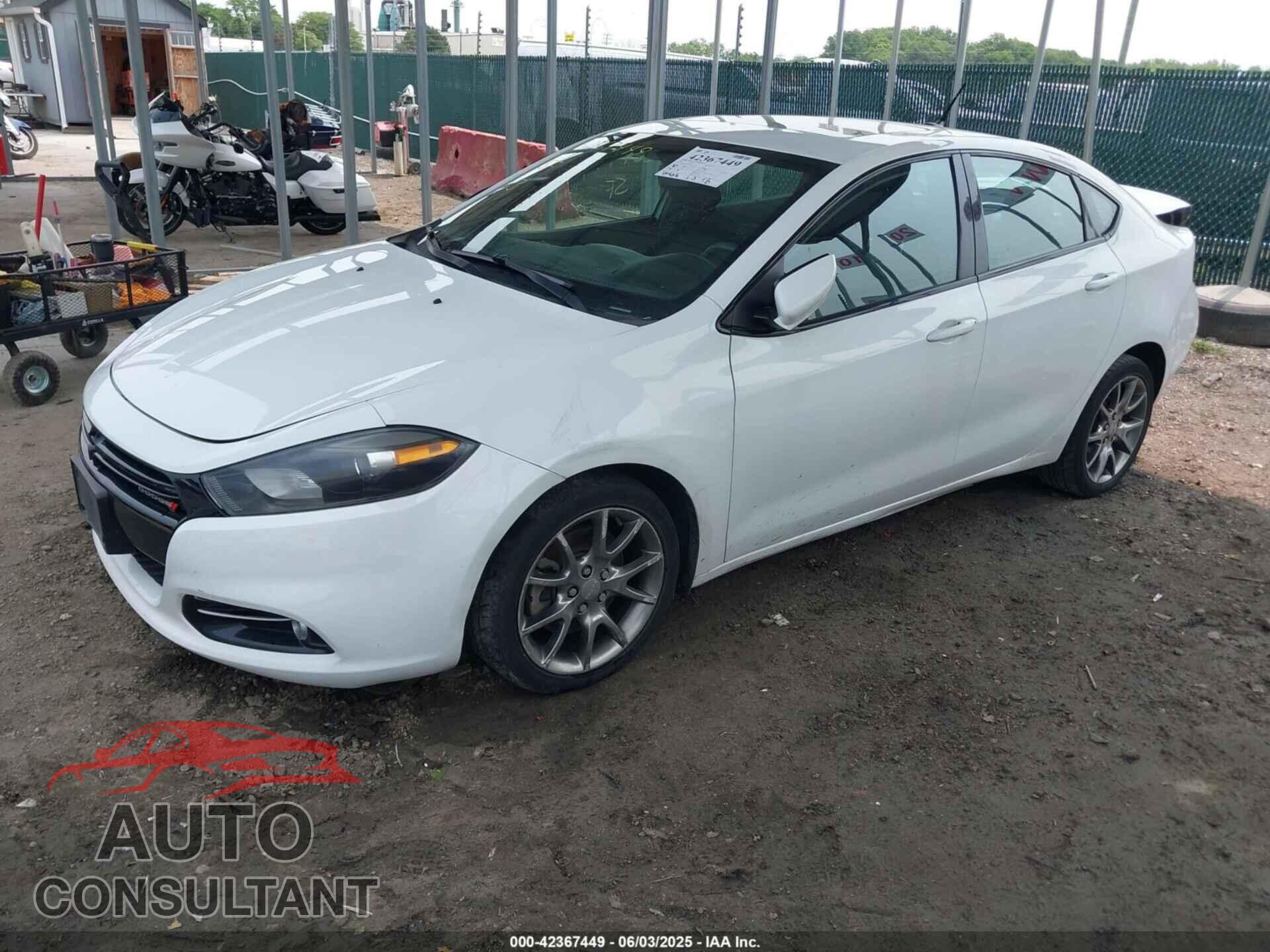 DODGE DART 2014 - 1C3CDFBB2ED909638