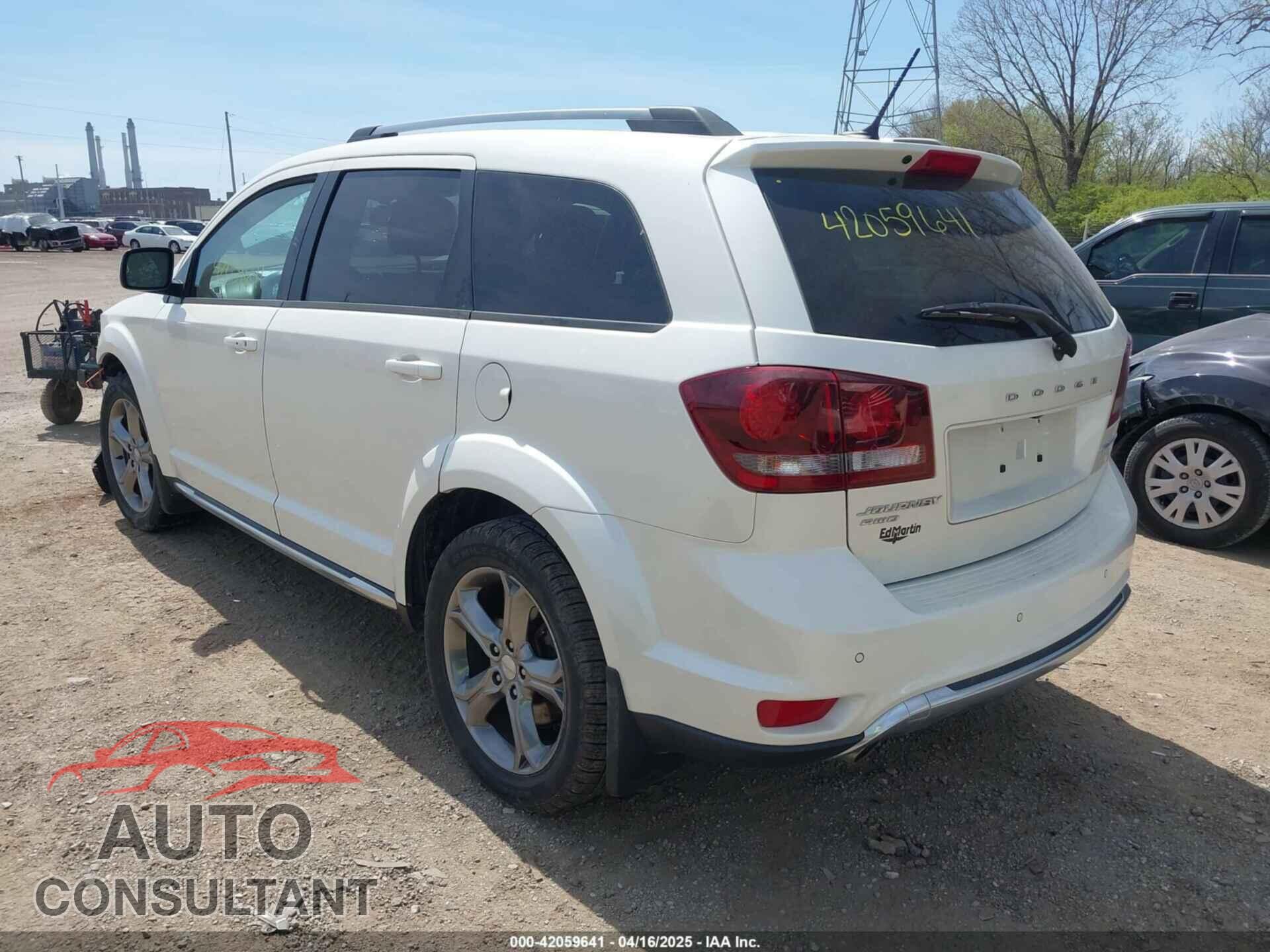 DODGE JOURNEY 2017 - 3C4PDDGG0HT548477