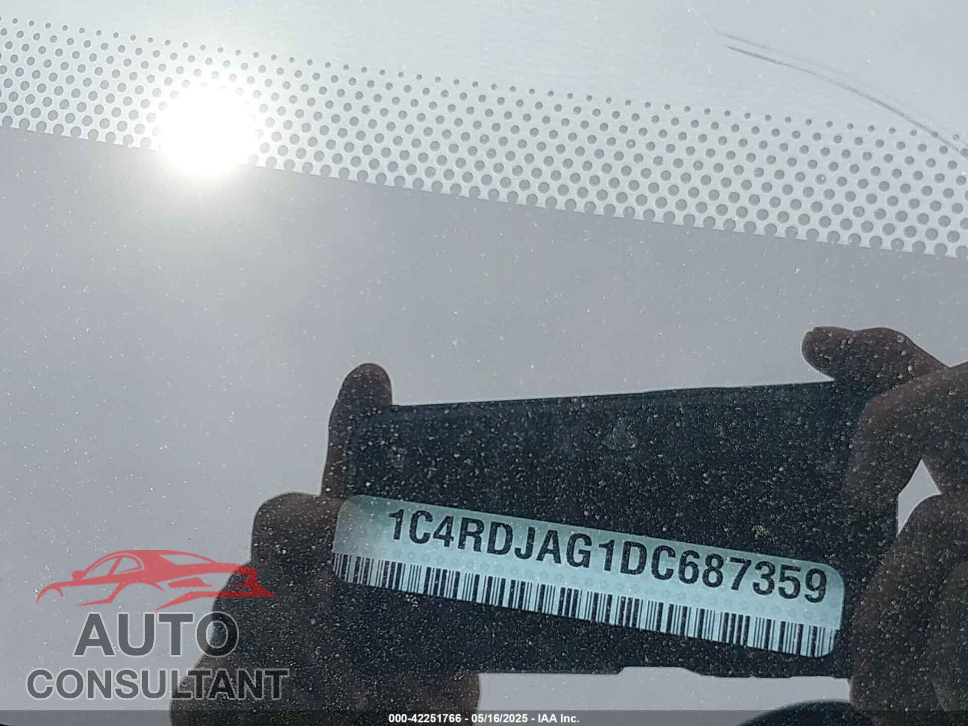 DODGE DURANGO 2013 - 1C4RDJAG1DC687359