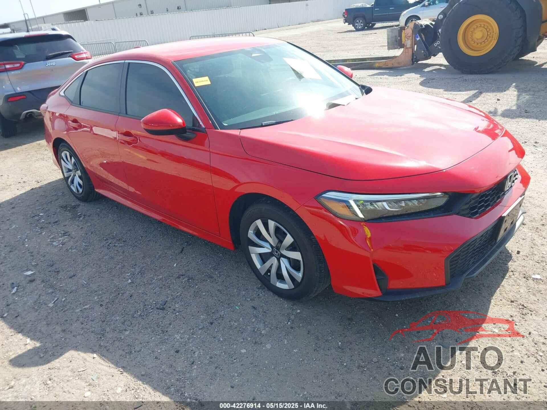 HONDA CIVIC 2025 - 2HGFE2F21SH553403