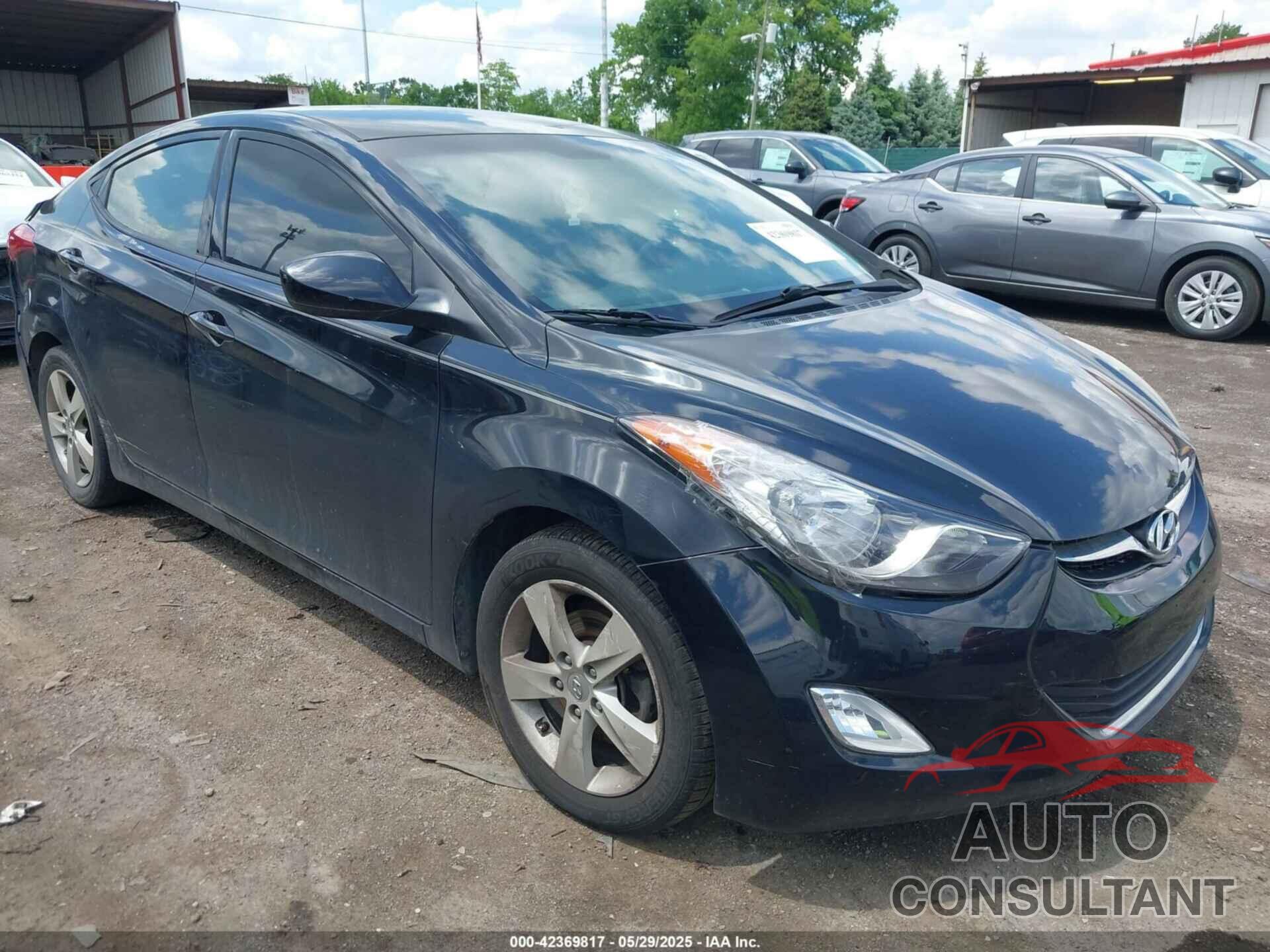 HYUNDAI ELANTRA 2013 - KMHDH4AEXDU901334